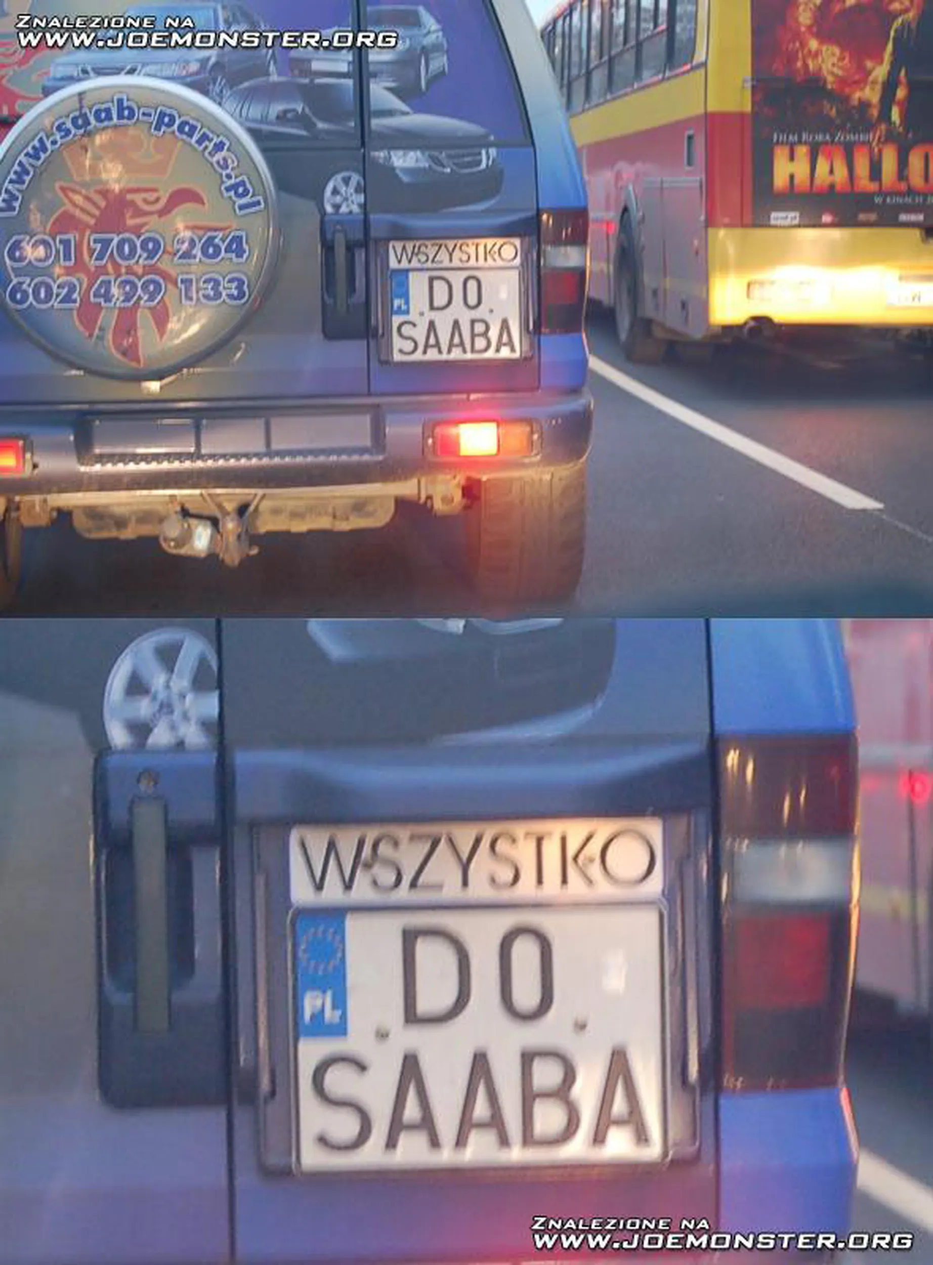 Fajny numer, blacha D0 SAABA