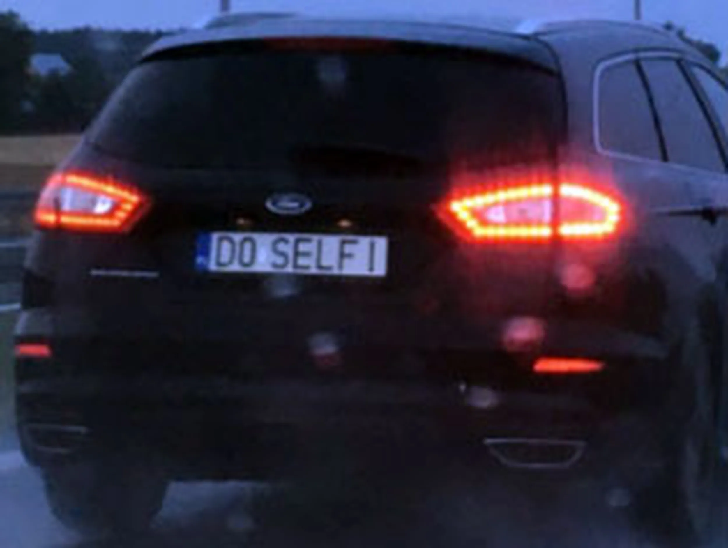 Fajny numer, blacha D0 SELFI