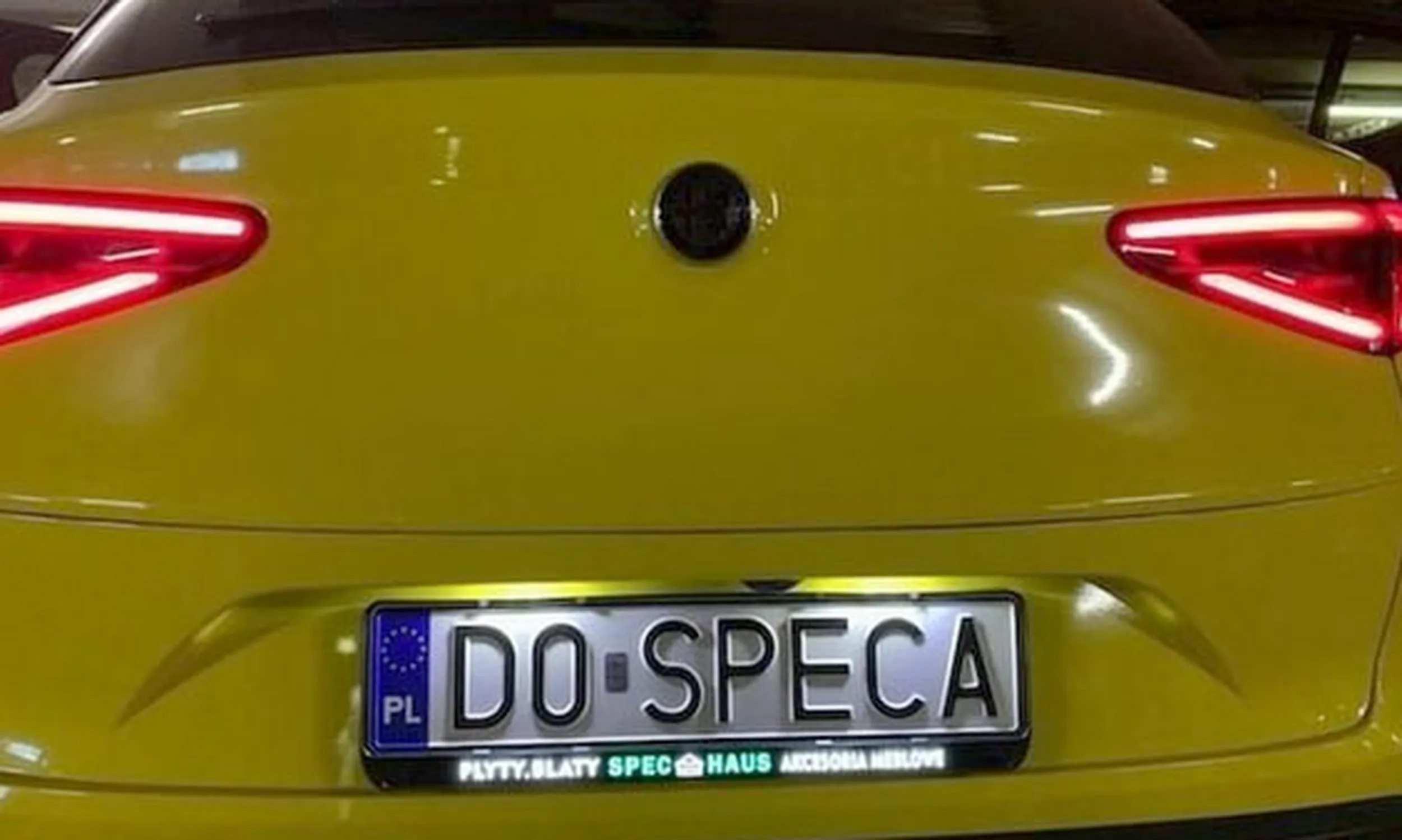 Fajny numer, blacha D0 SPECA