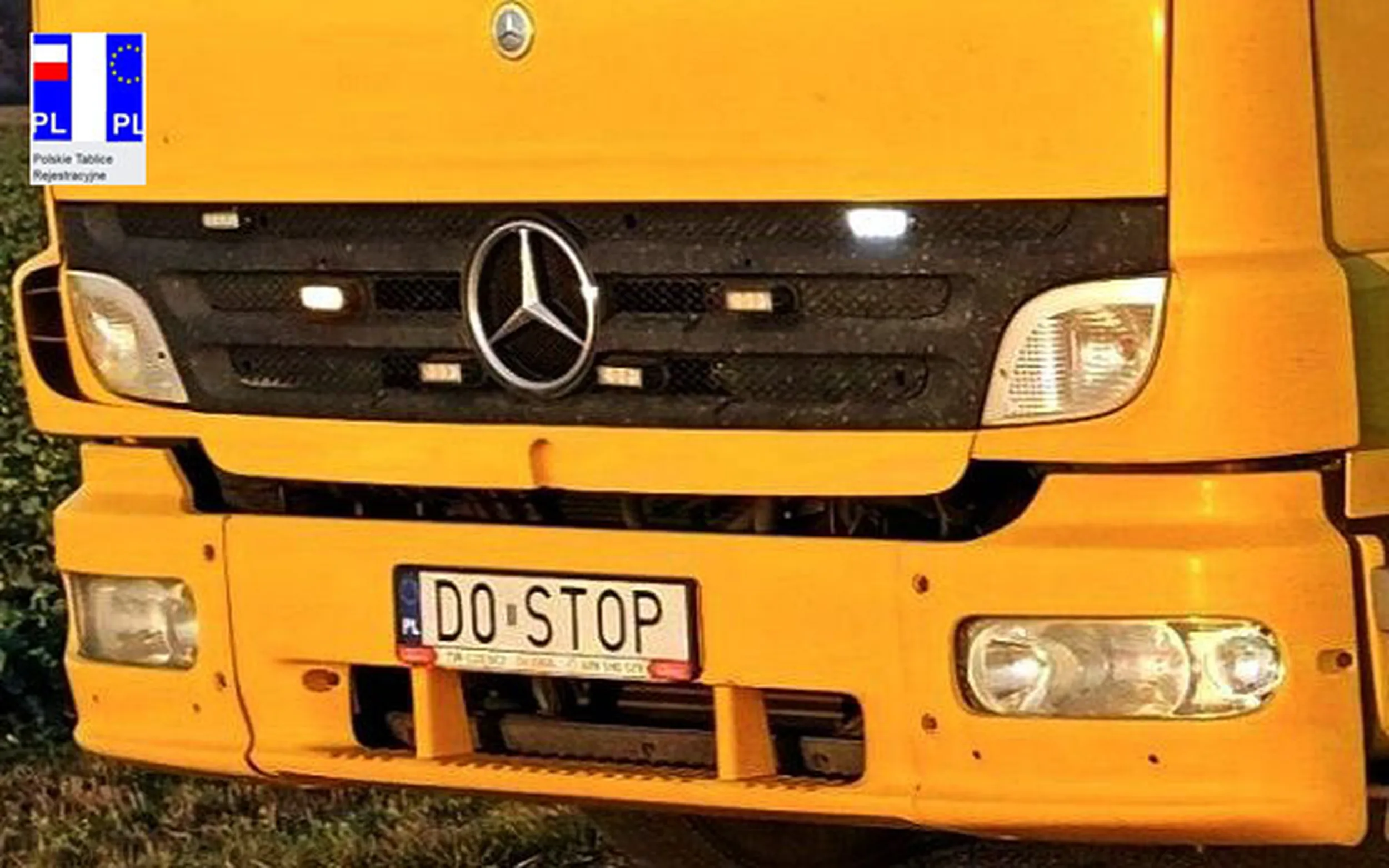 Fajny numer, blacha D0 STOP