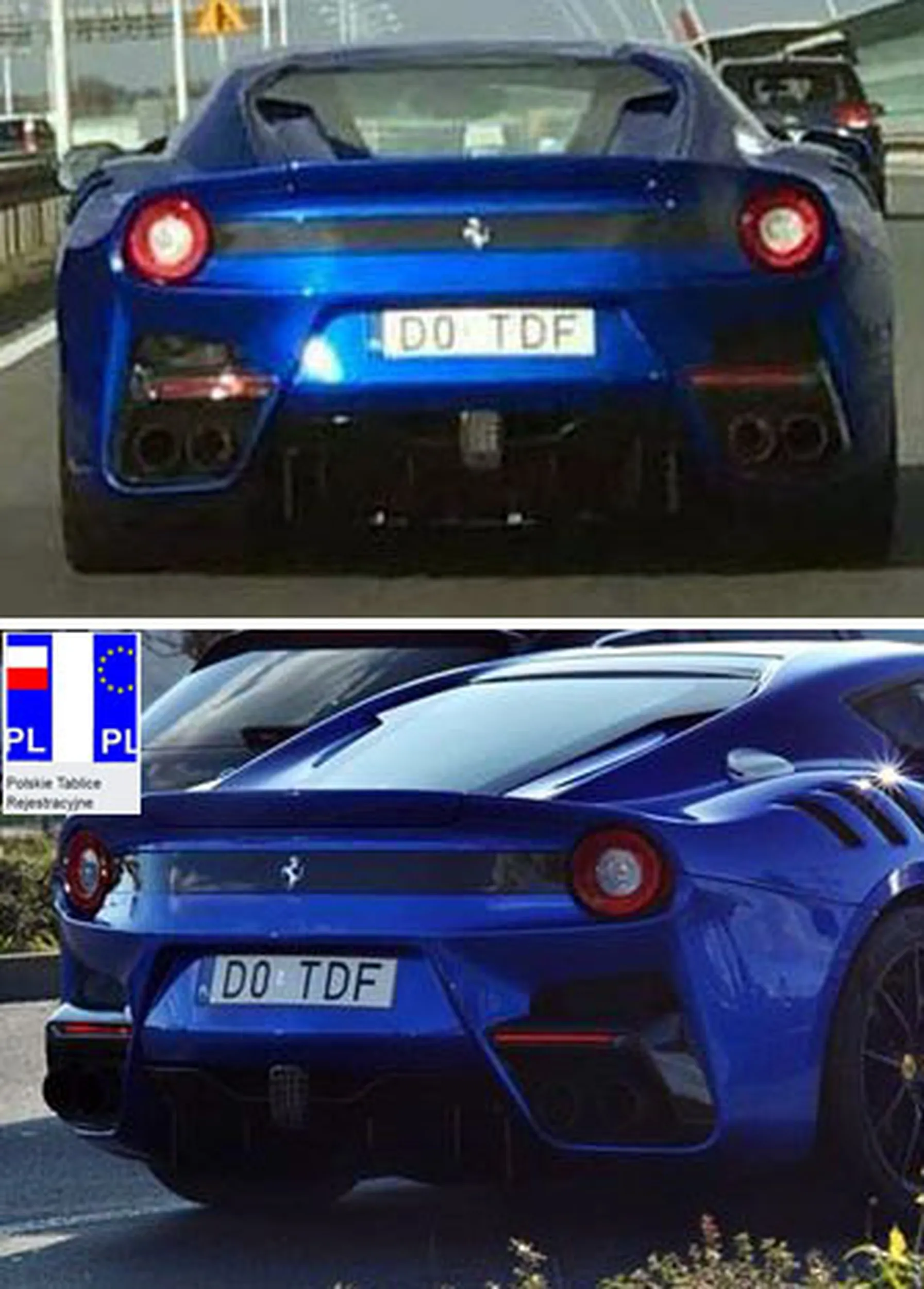 Fajny numer, blacha D0 TDF