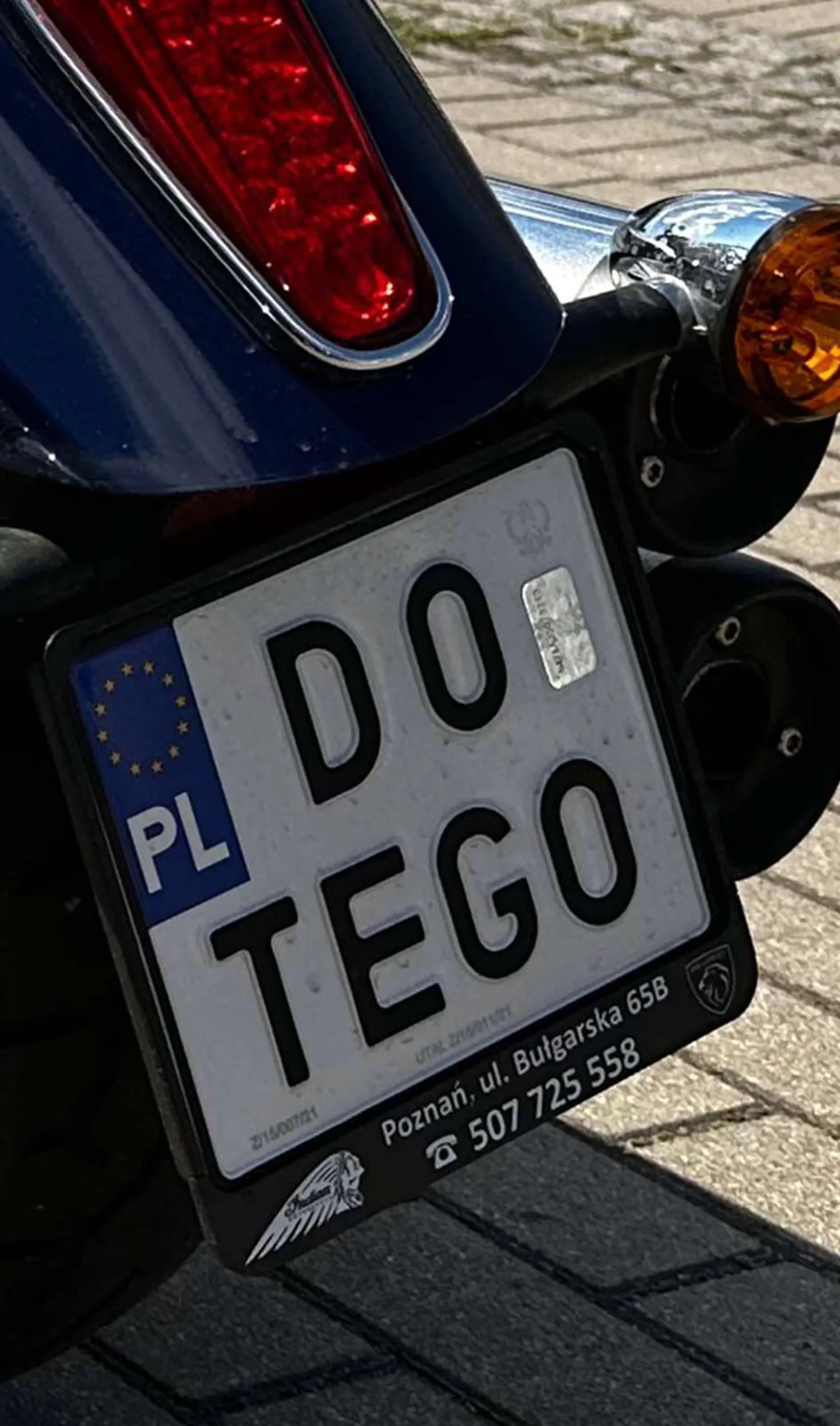 Fajny numer, blacha D0 TEGO