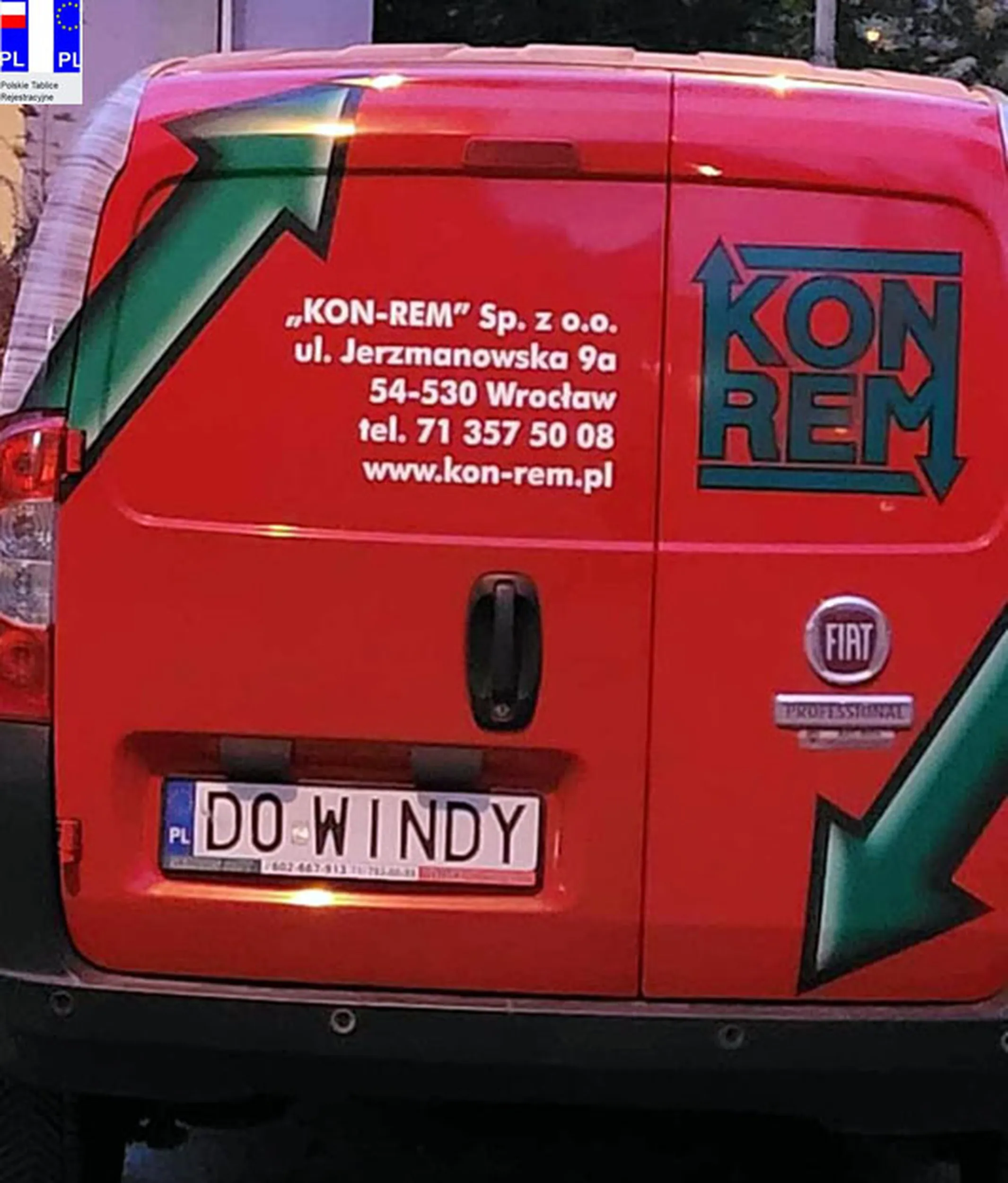 Fajny numer, blacha D0 WINDY