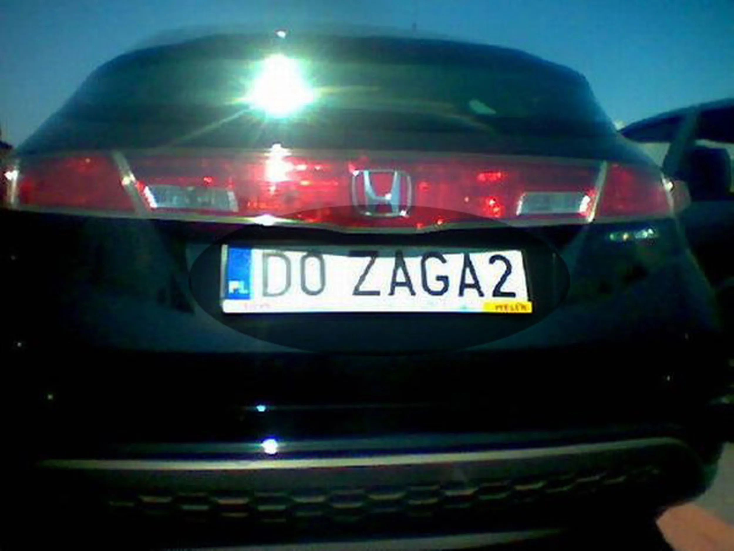 Fajny numer, blacha D0 ZAGA2