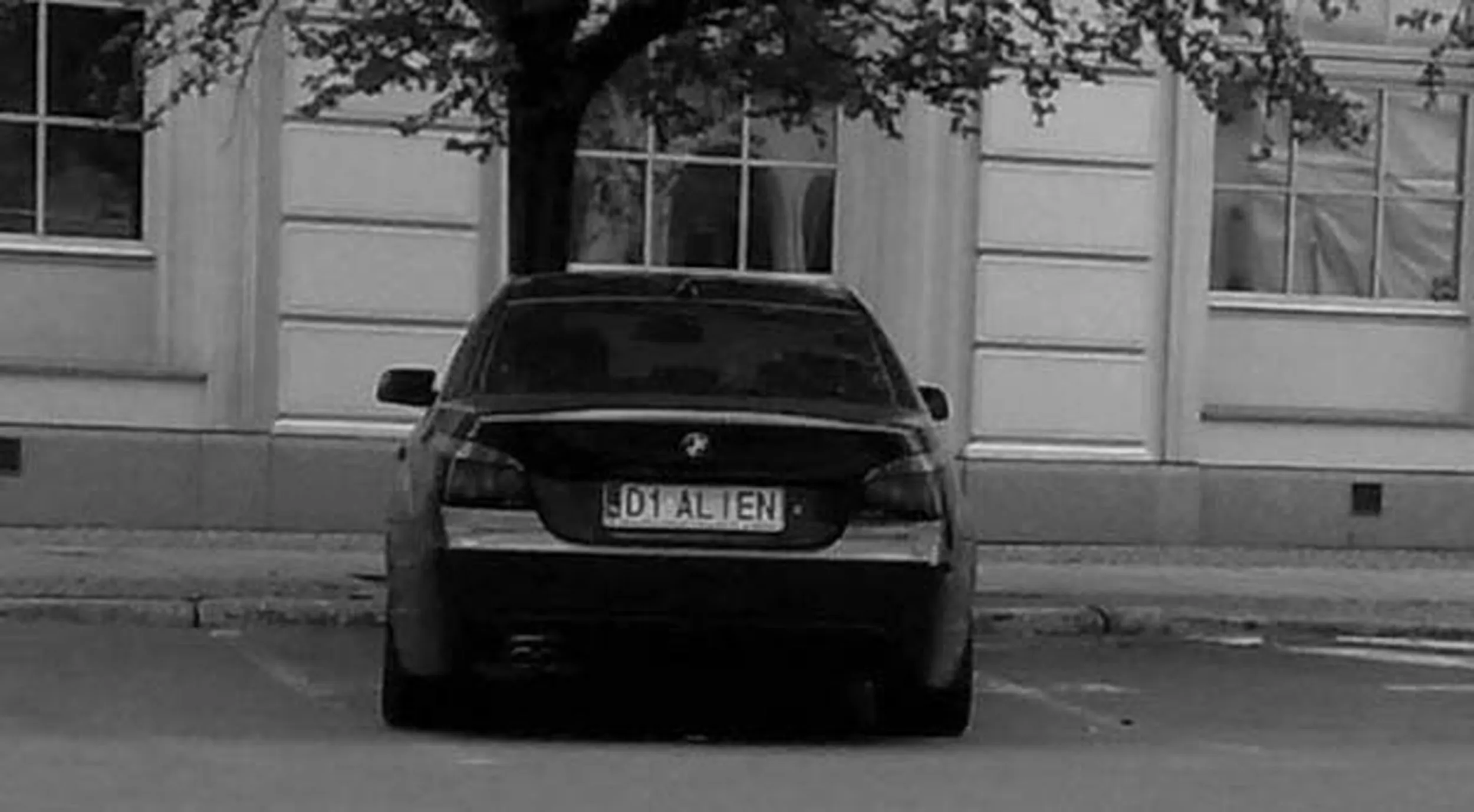 Fajny numer, blacha D1 ALIEN