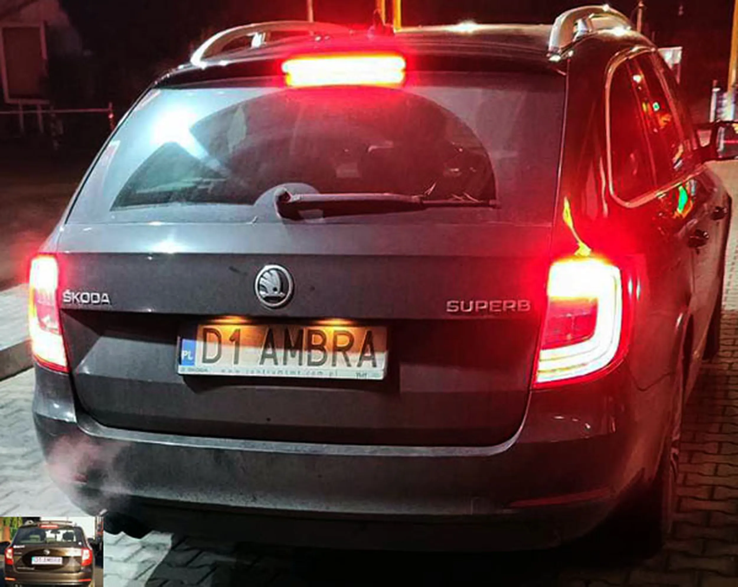 Fajny numer, blacha D1 AMBRA