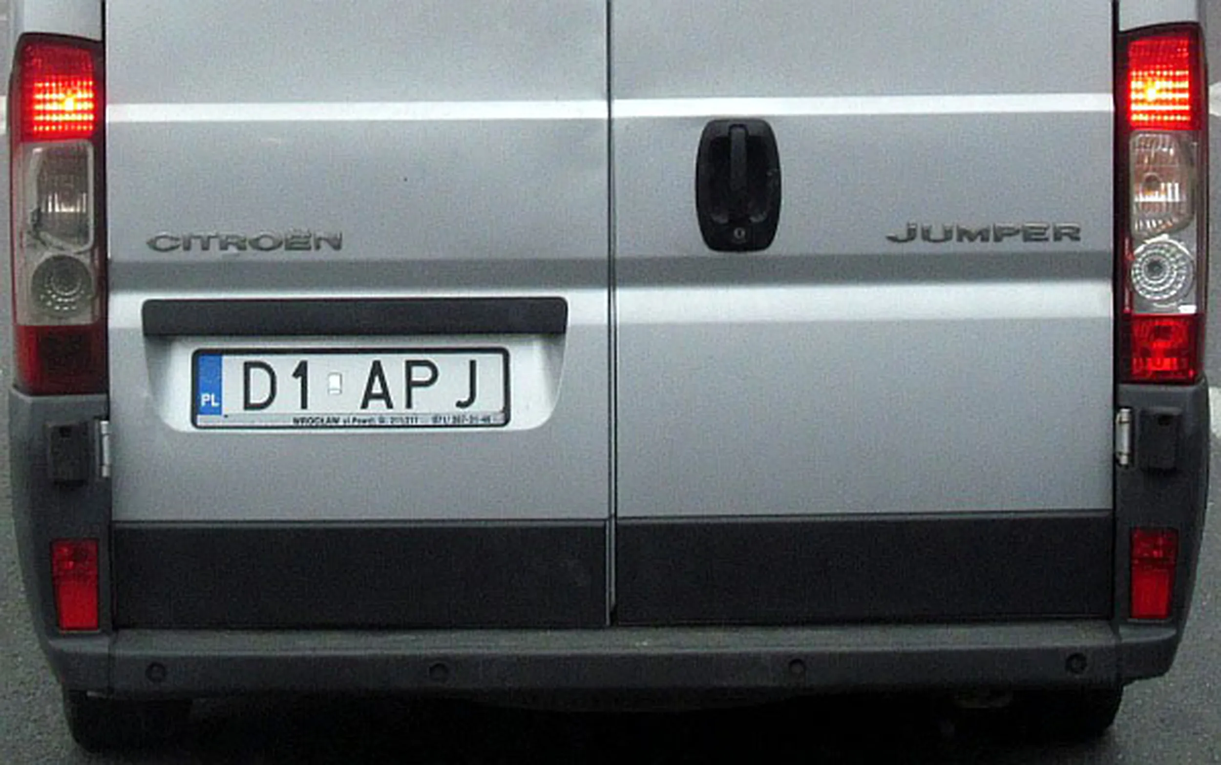 Fajny numer, blacha D1 APJ