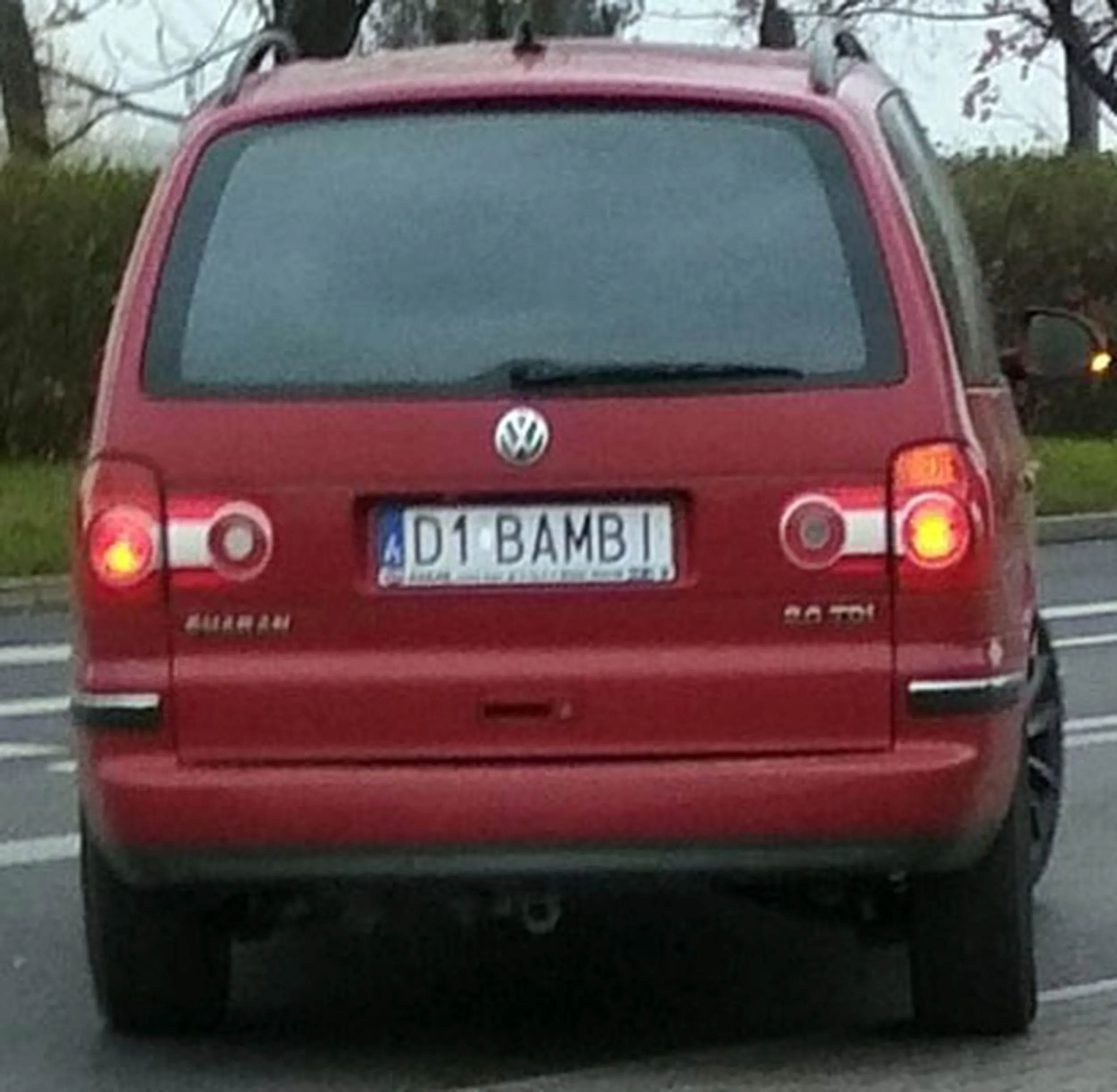 Fajny numer, blacha D1 BAMBI