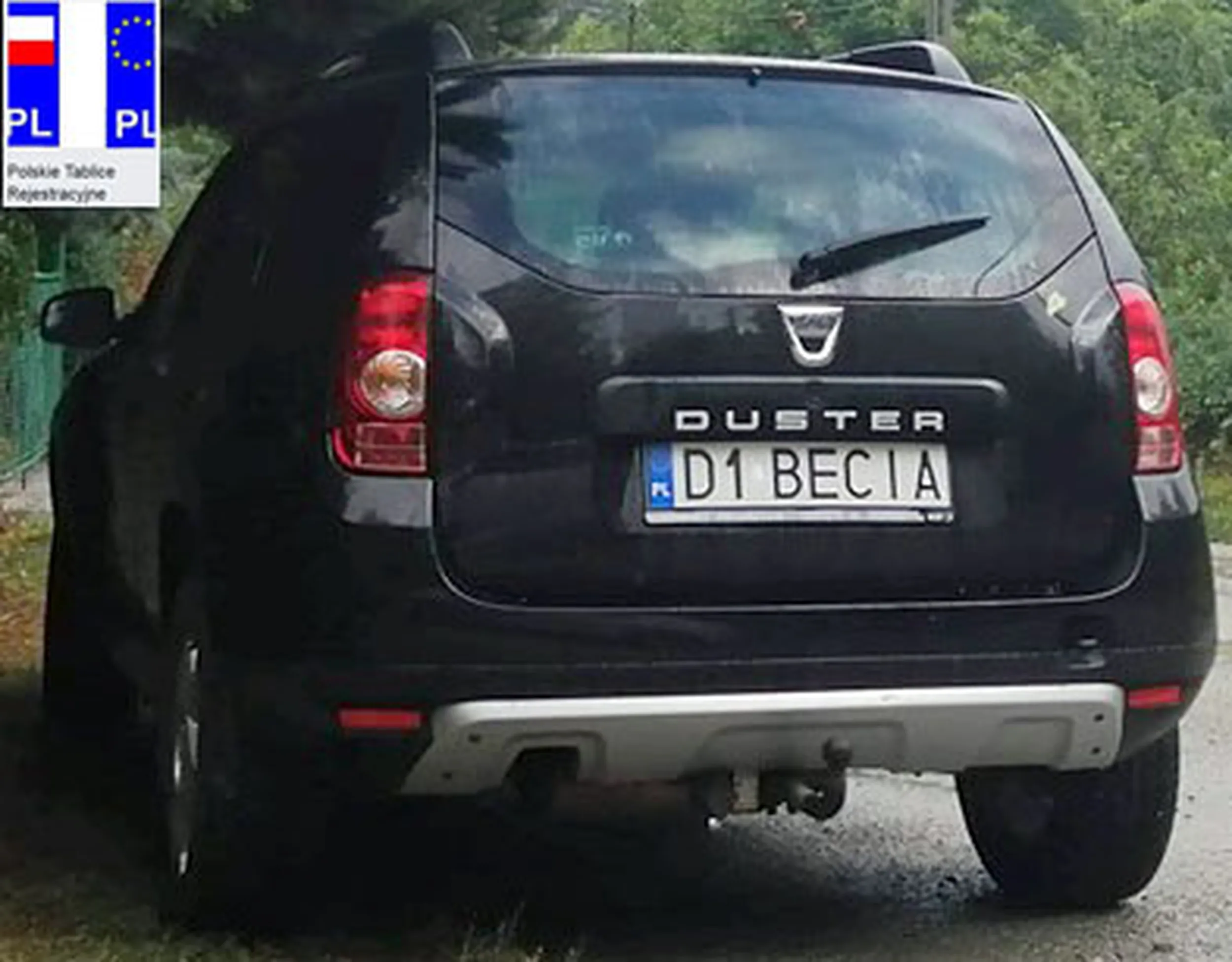 Fajny numer, blacha D1 BECIA