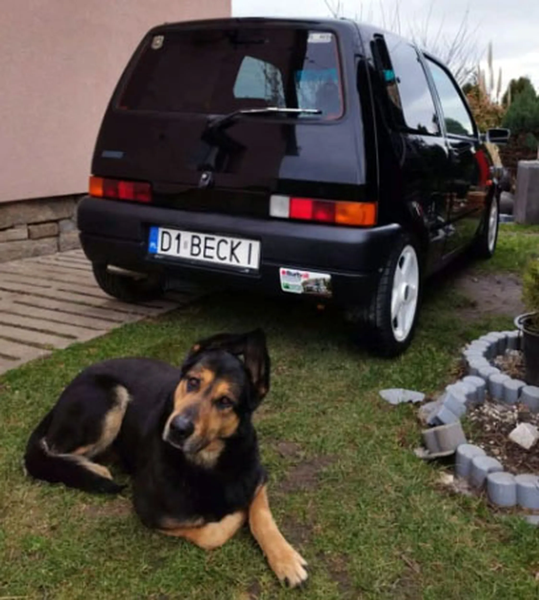 Fajny numer, blacha D1 BECKI