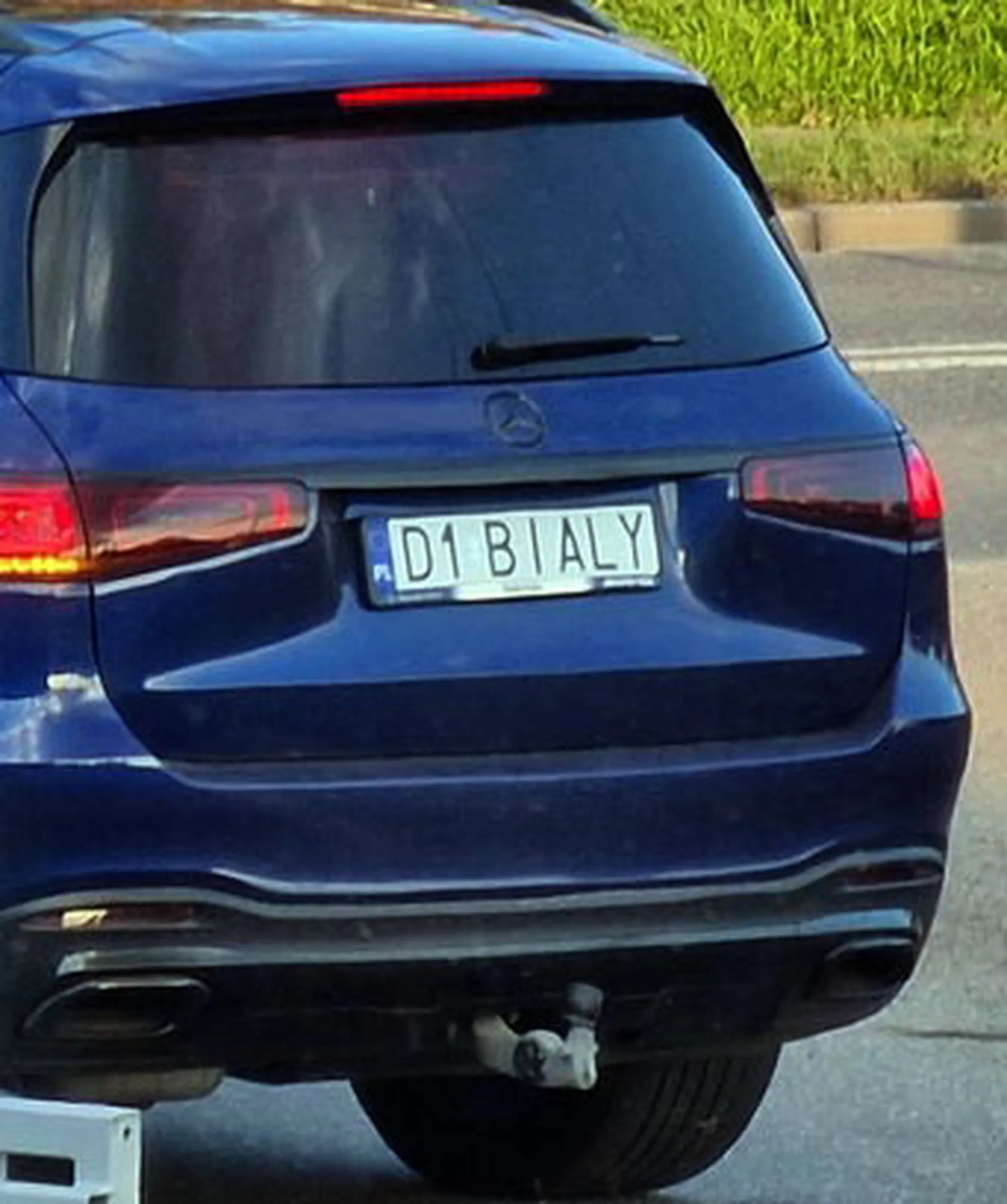 Fajny numer, blacha D1 BIALY