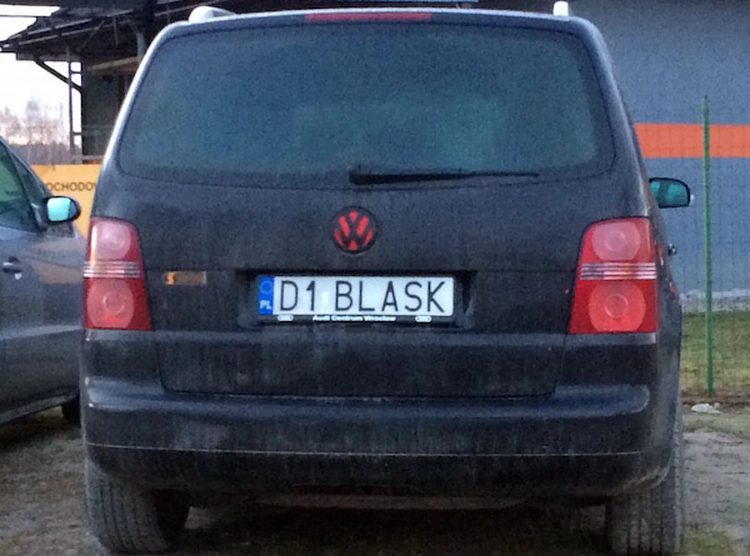 Fajny numer, blacha D1 BLASK