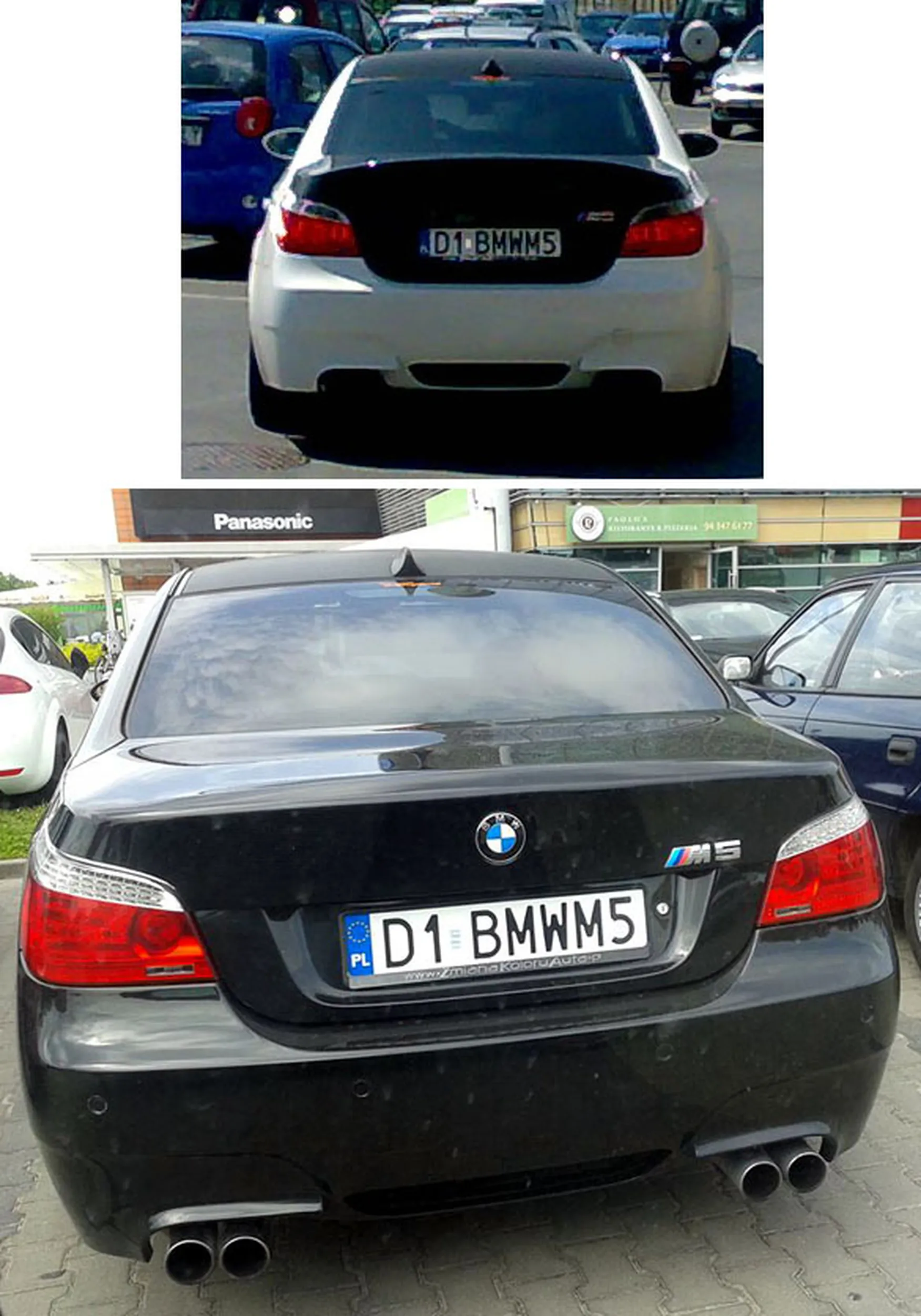 Fajny numer, blacha D1 BMWM5