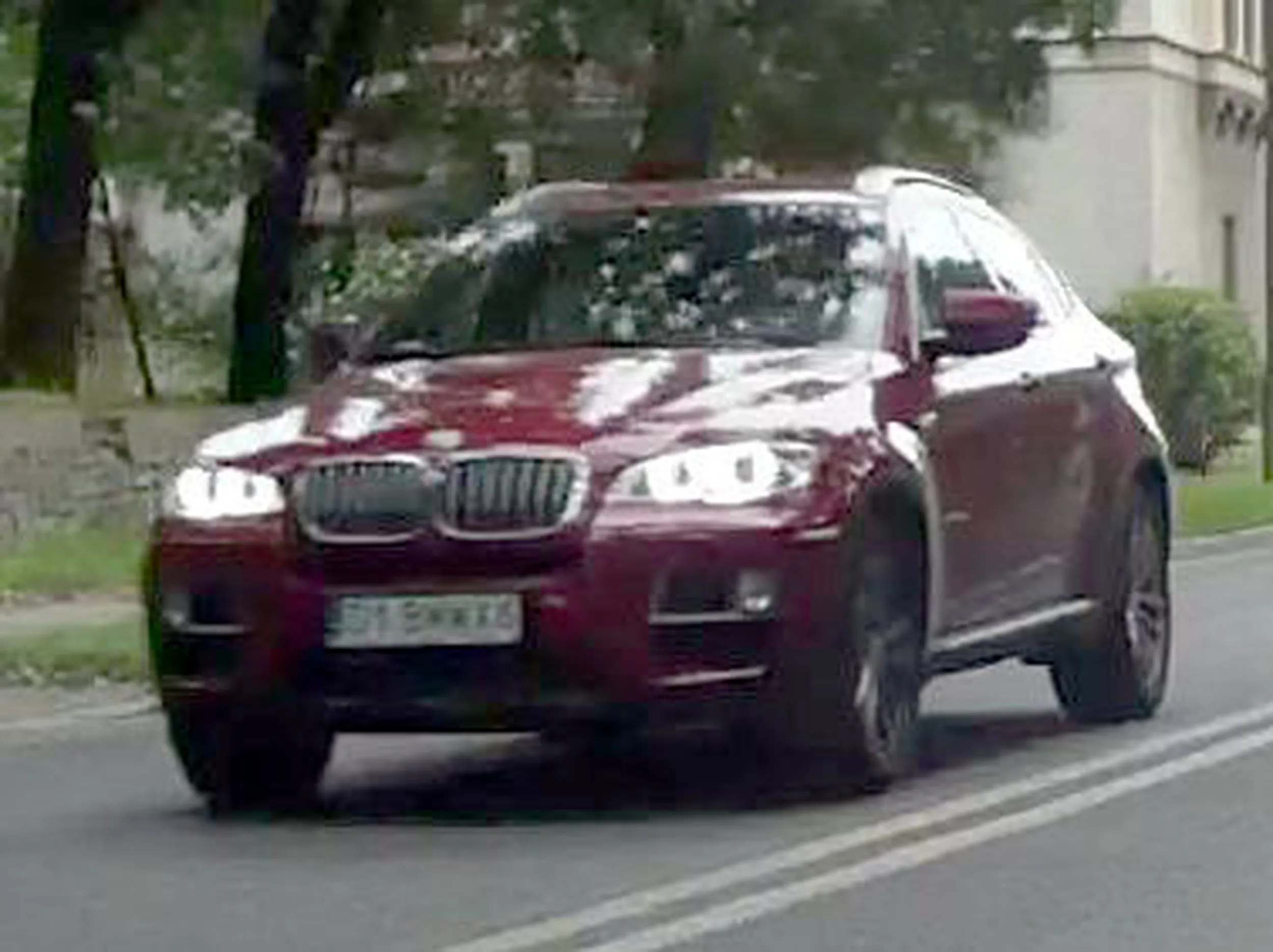 Fajny numer, blacha D1 BMWX6