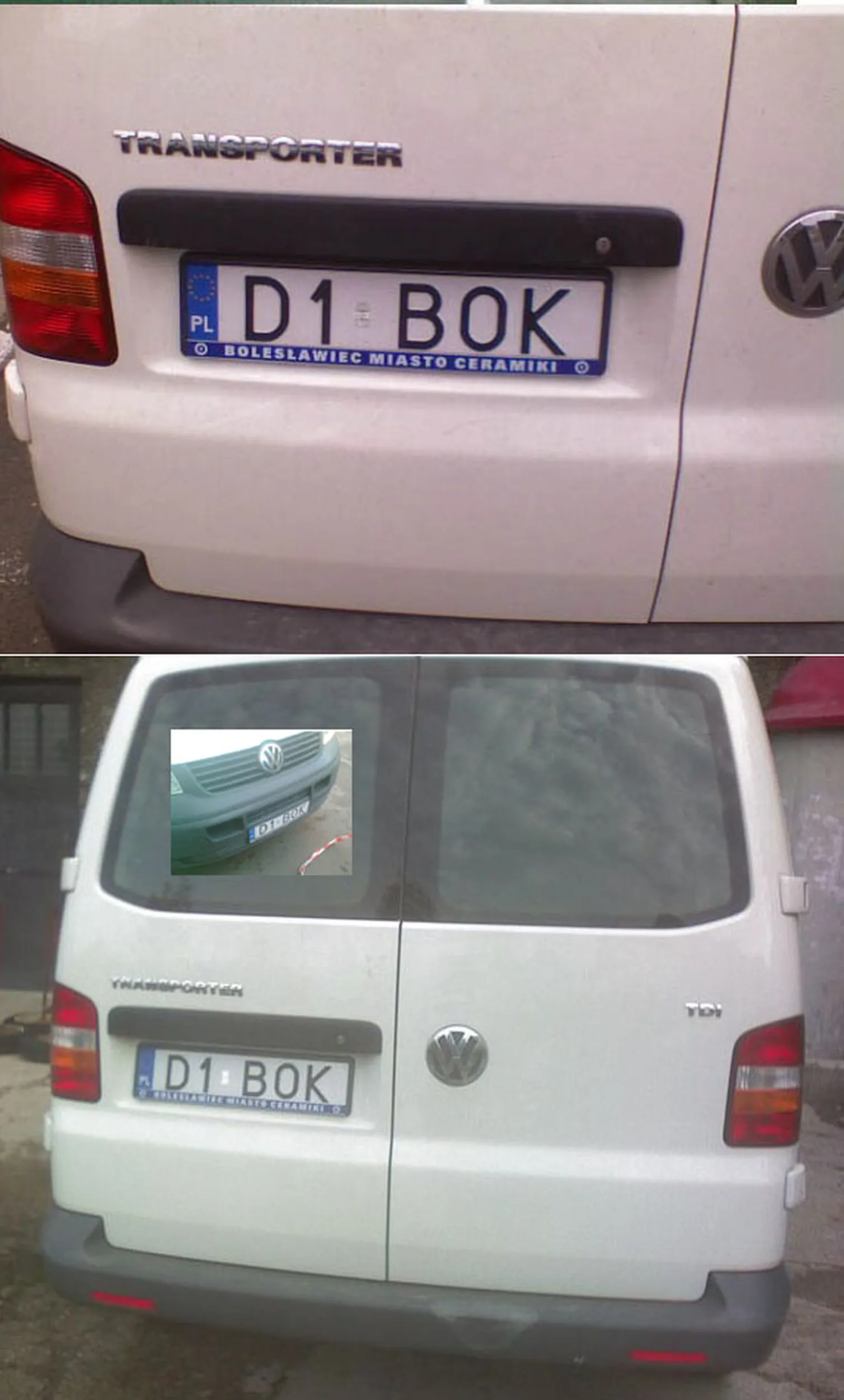 Fajny numer, blacha D1 BOK