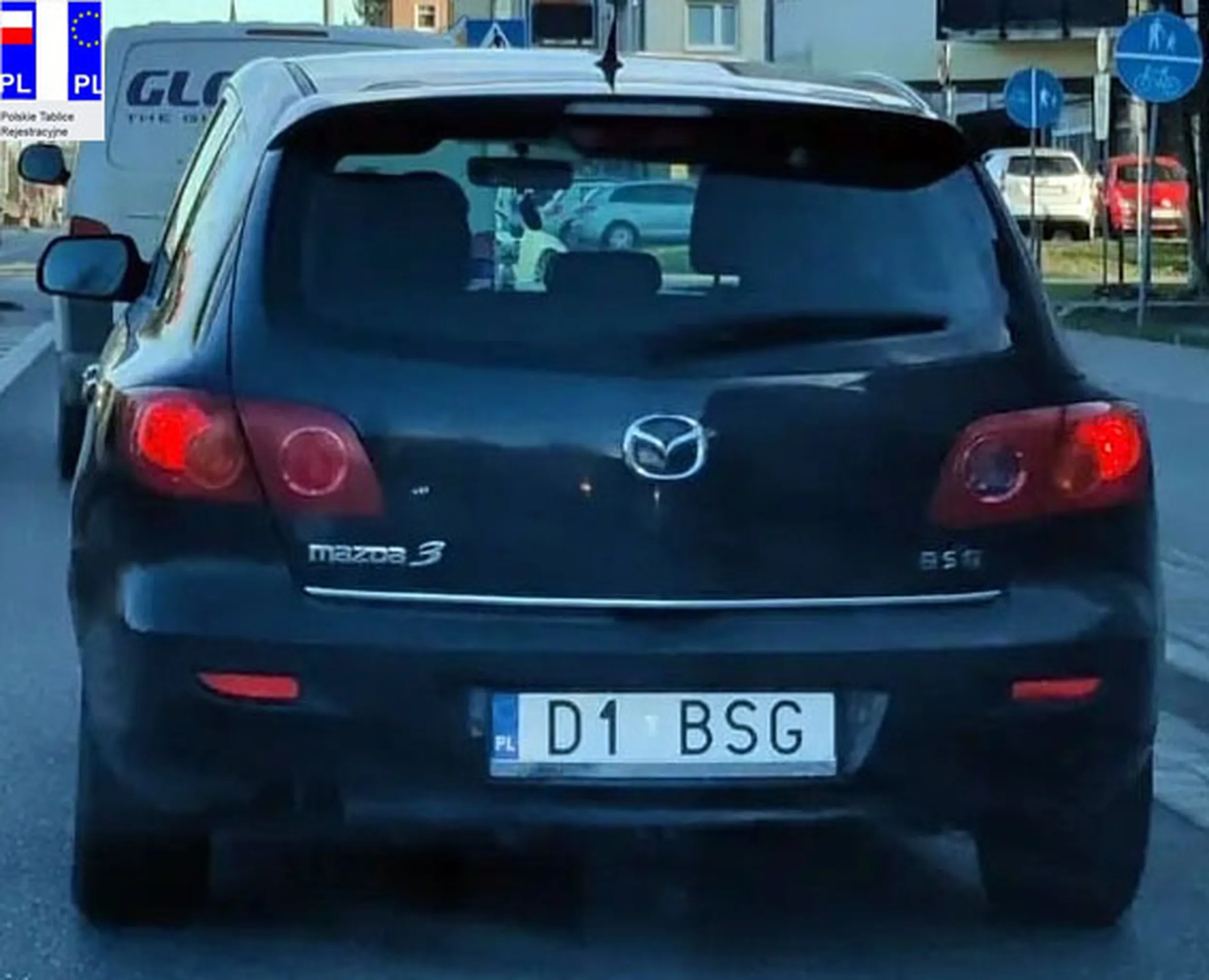 Fajny numer, blacha D1 BSG