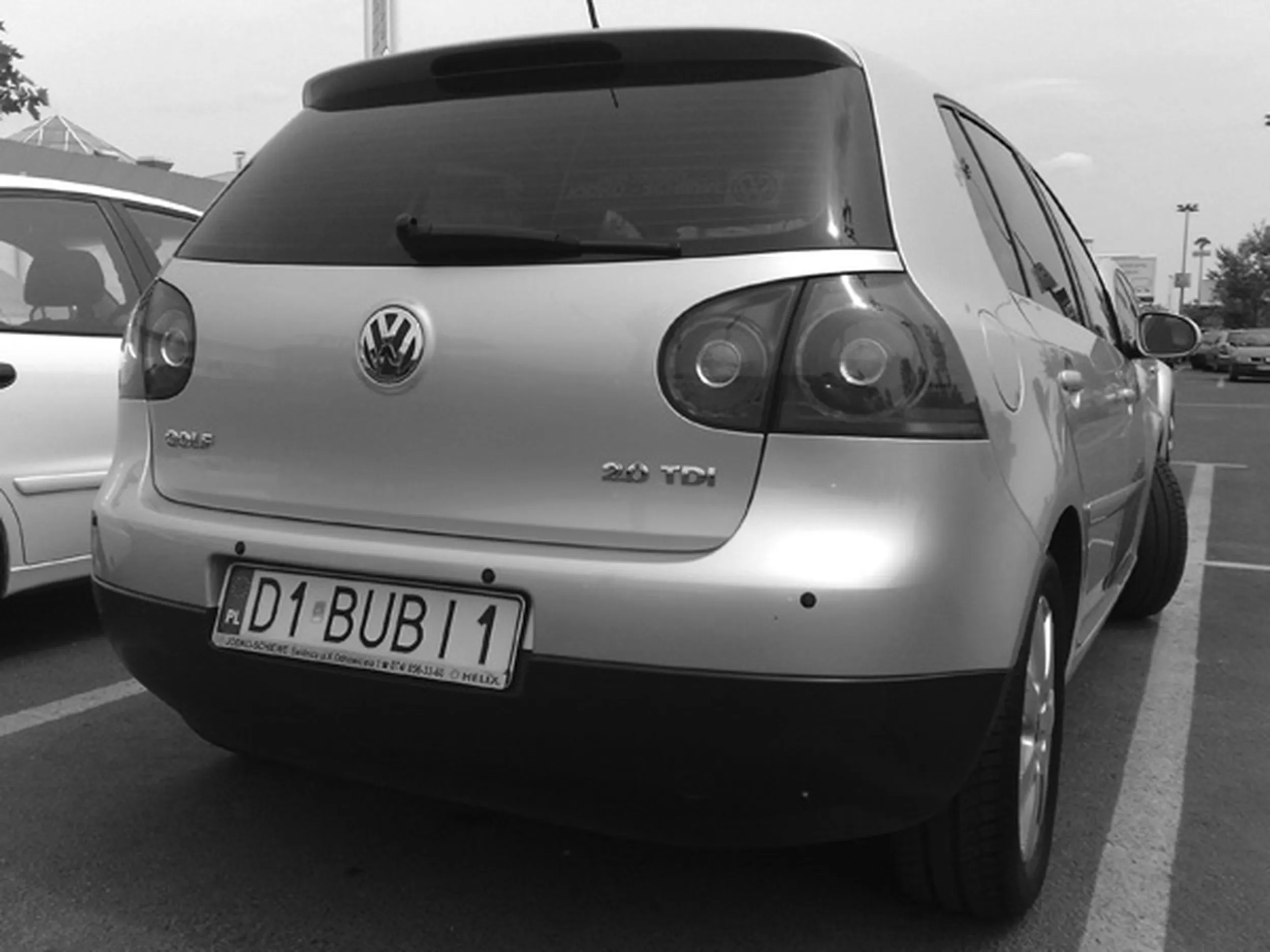 Fajny numer, blacha D1 BUBI1