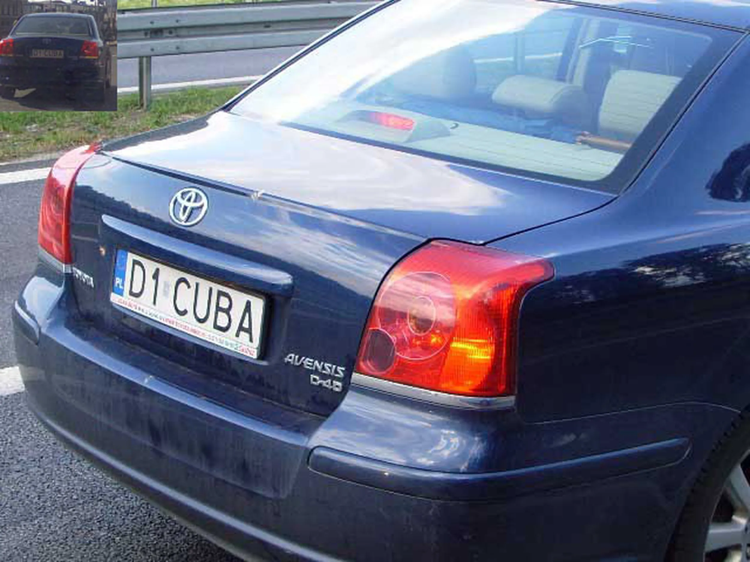 Fajny numer, blacha D1 CUBA