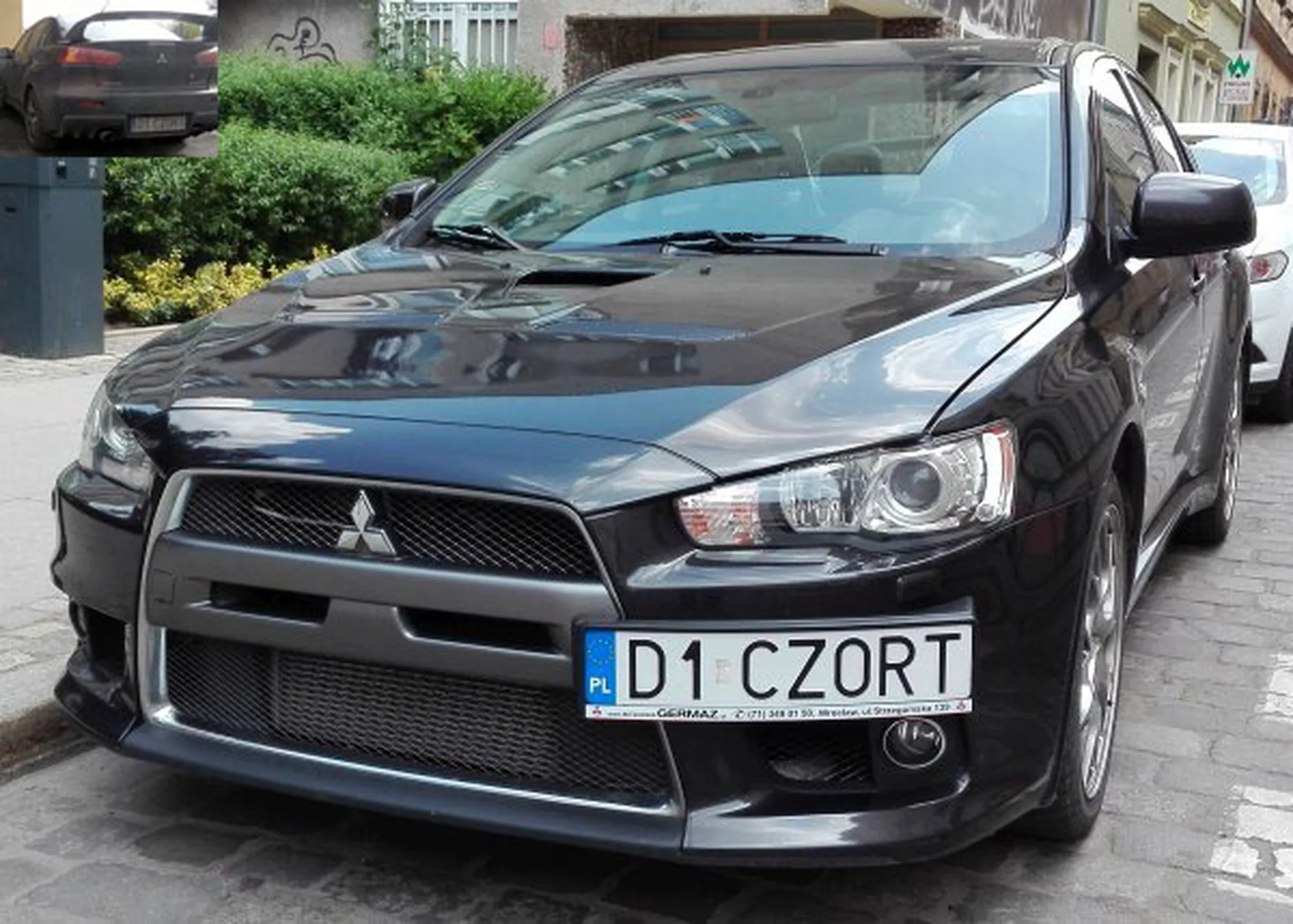 Fajny numer, blacha D1 CZORT