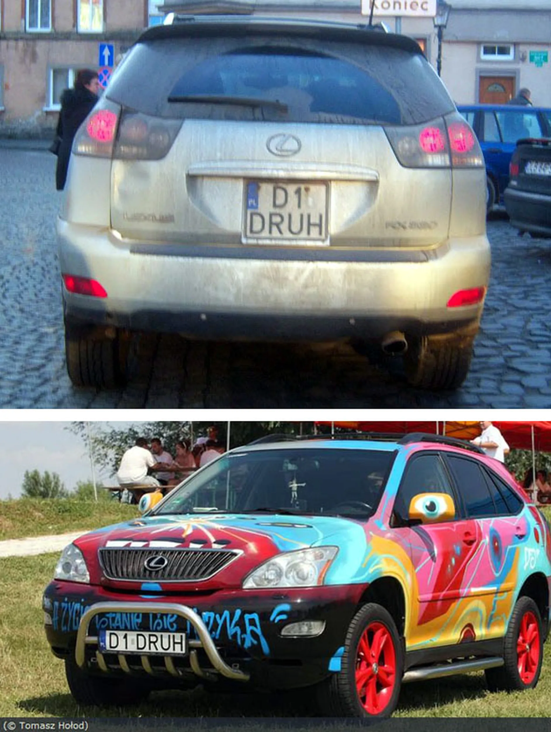 Fajny numer, blacha D1 DRUH