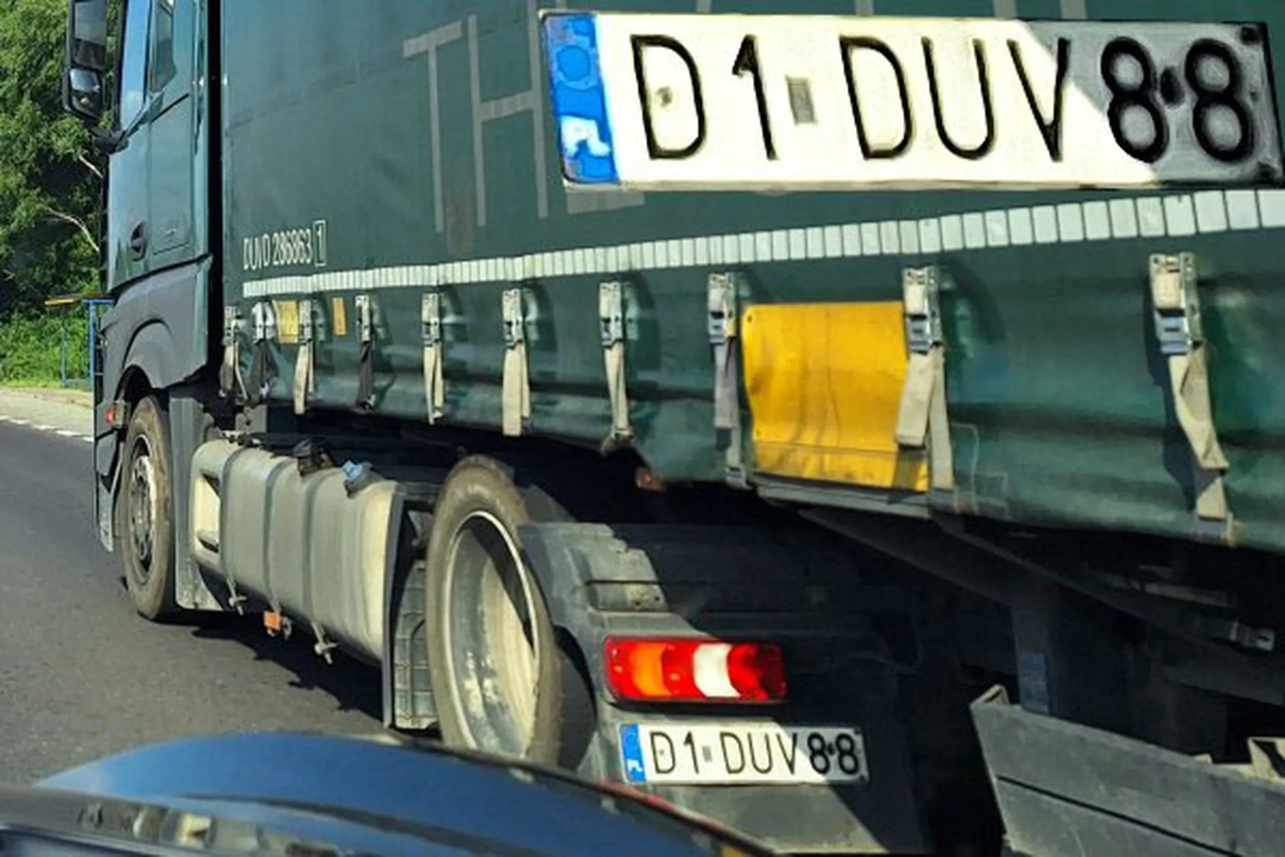 Fajny numer, blacha D1 DUV88