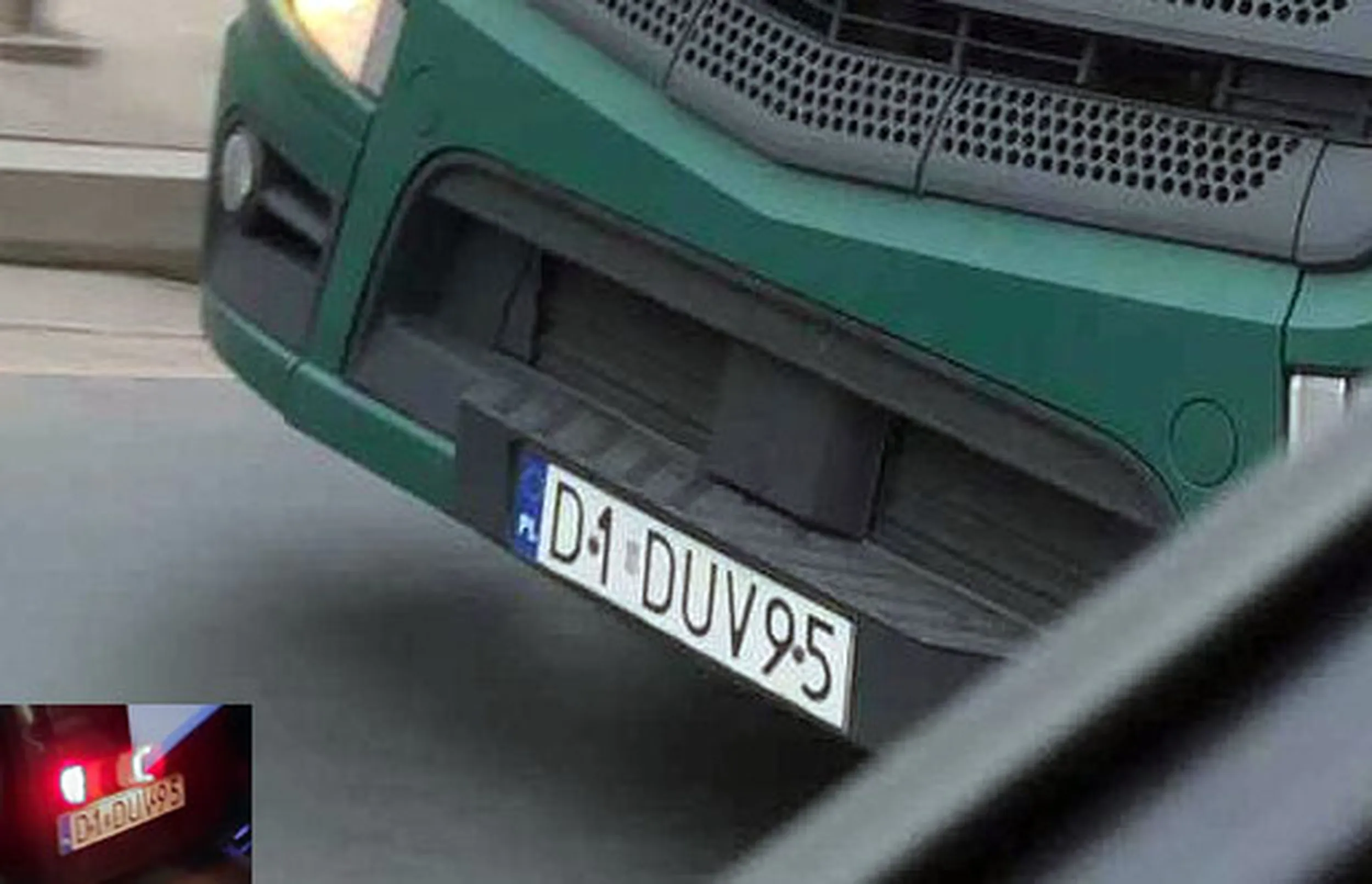 Fajny numer, blacha D1 DUV95