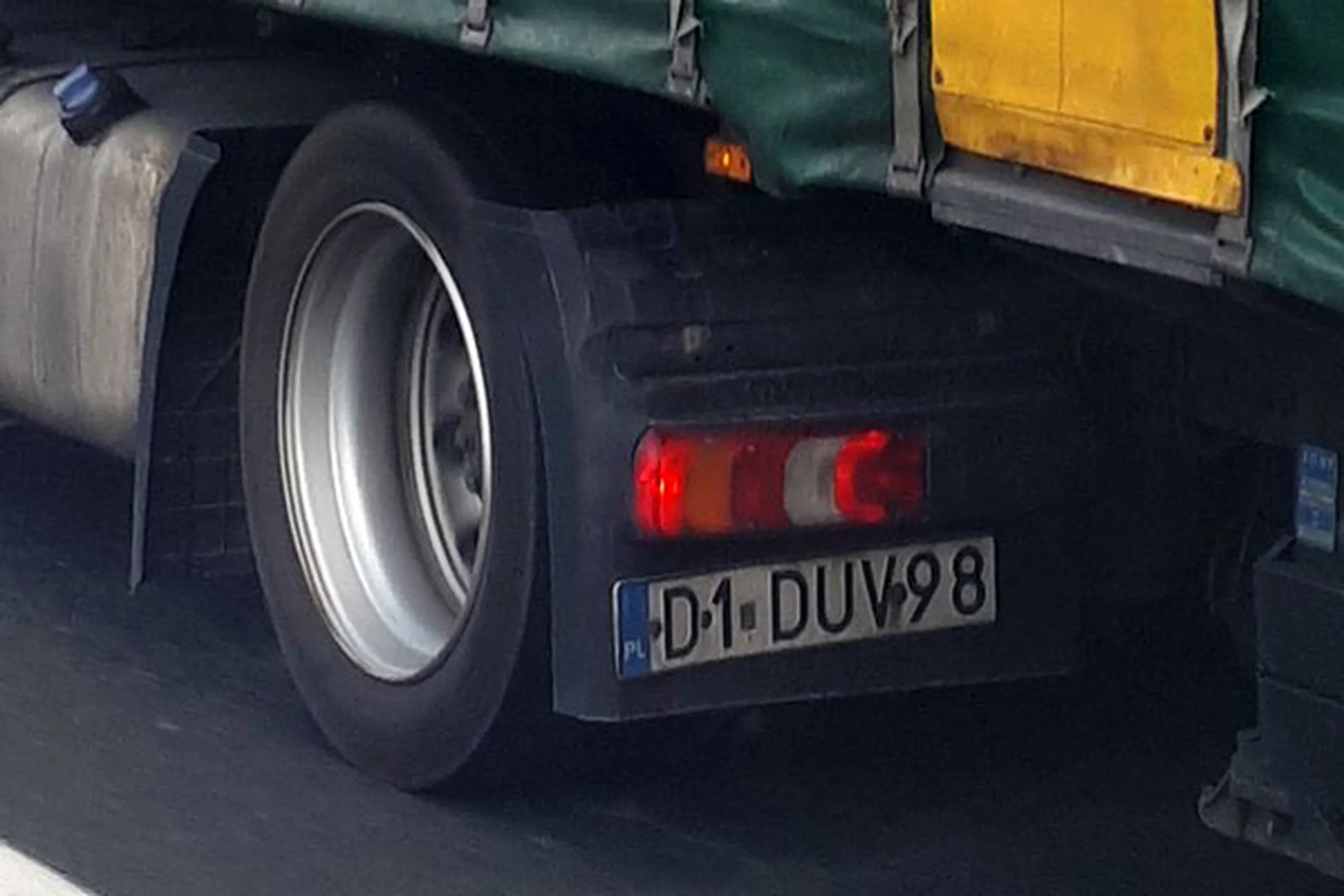 Fajny numer, blacha D1 DUV98