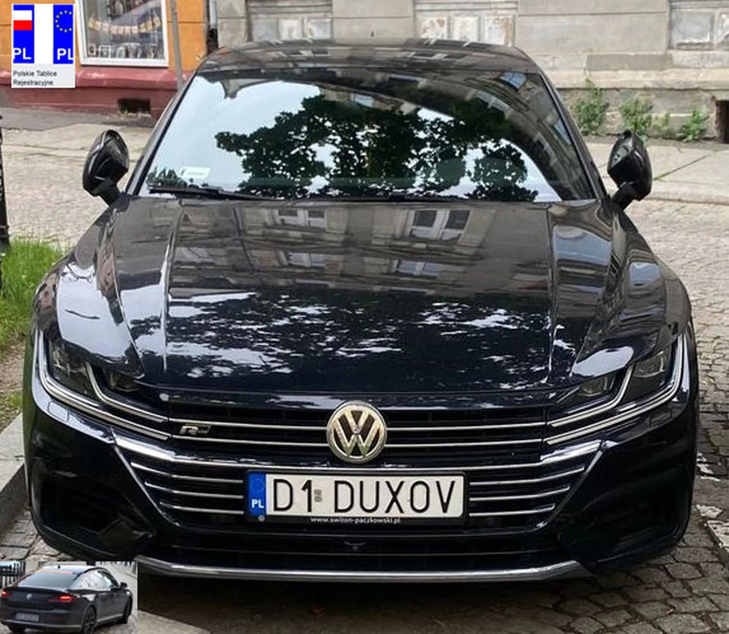 Fajny numer, blacha D1 DUXOV