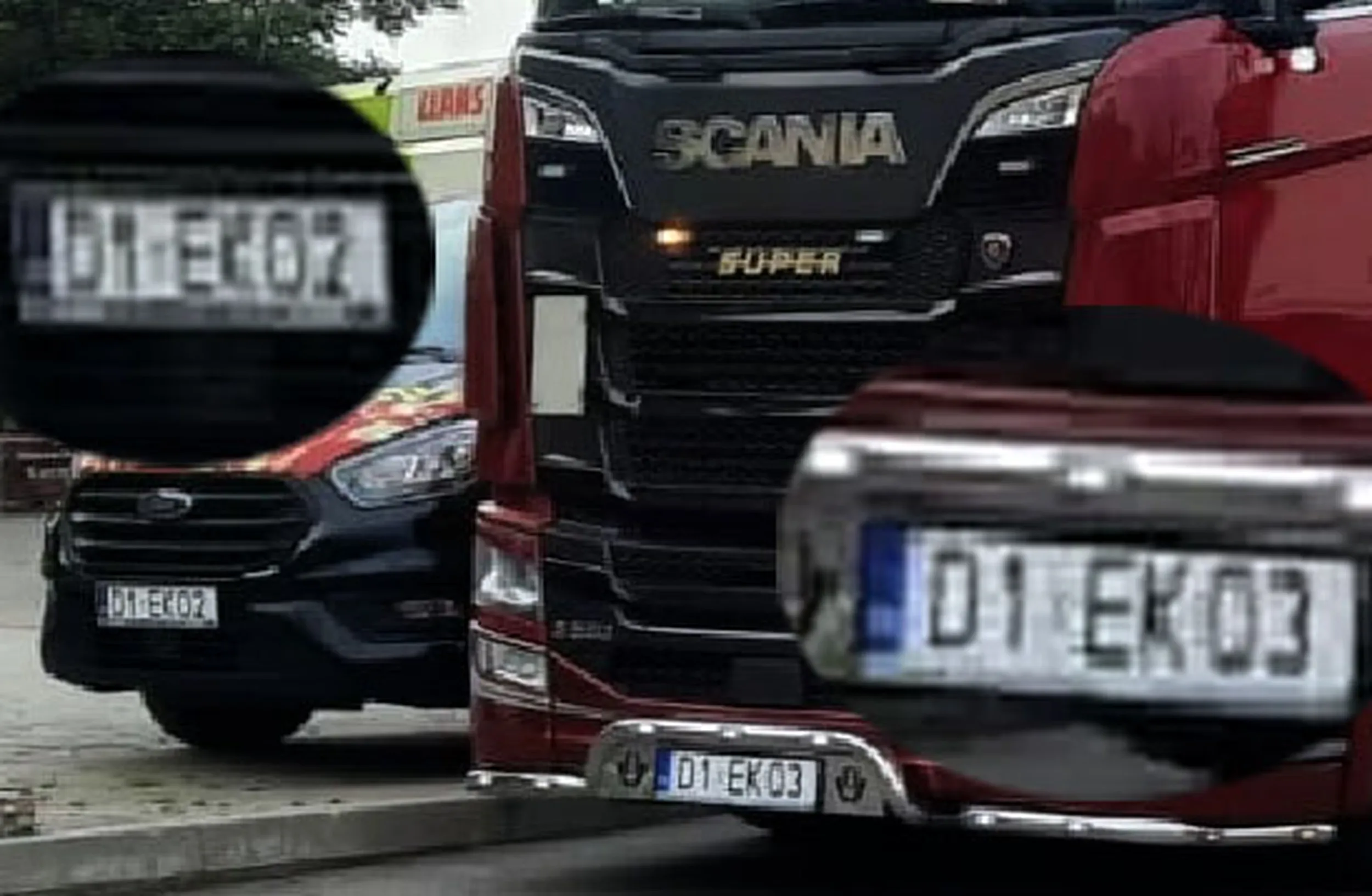 Fajny numer, blacha D1 EKO3