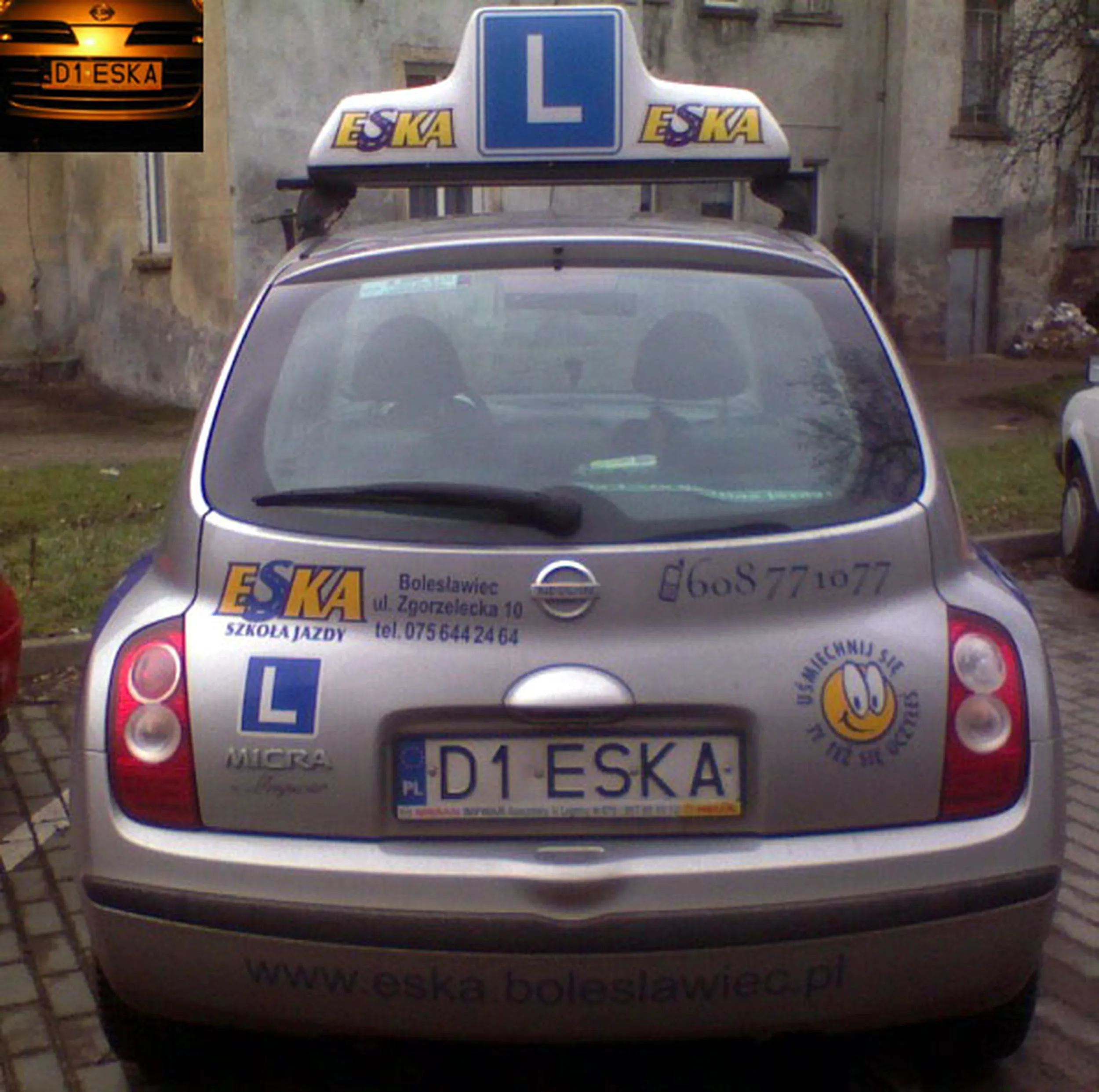 Fajny numer, blacha D1 ESKA