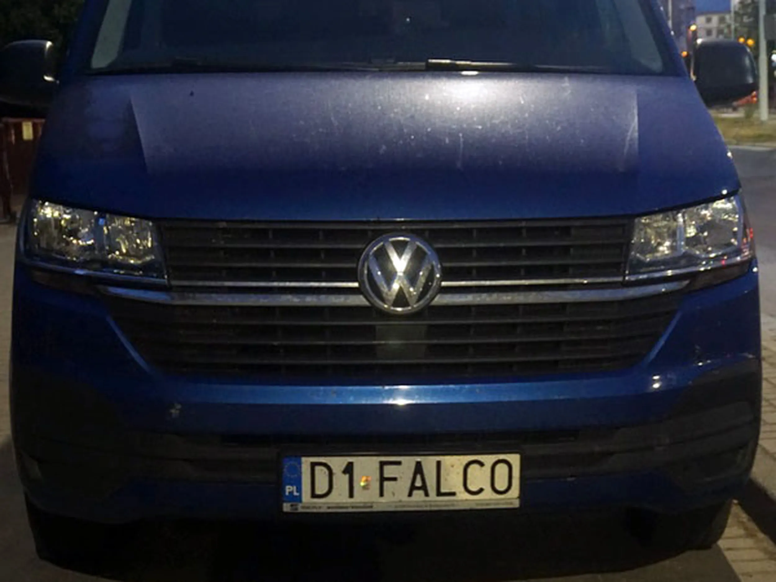 Fajny numer, blacha D1 FALCO