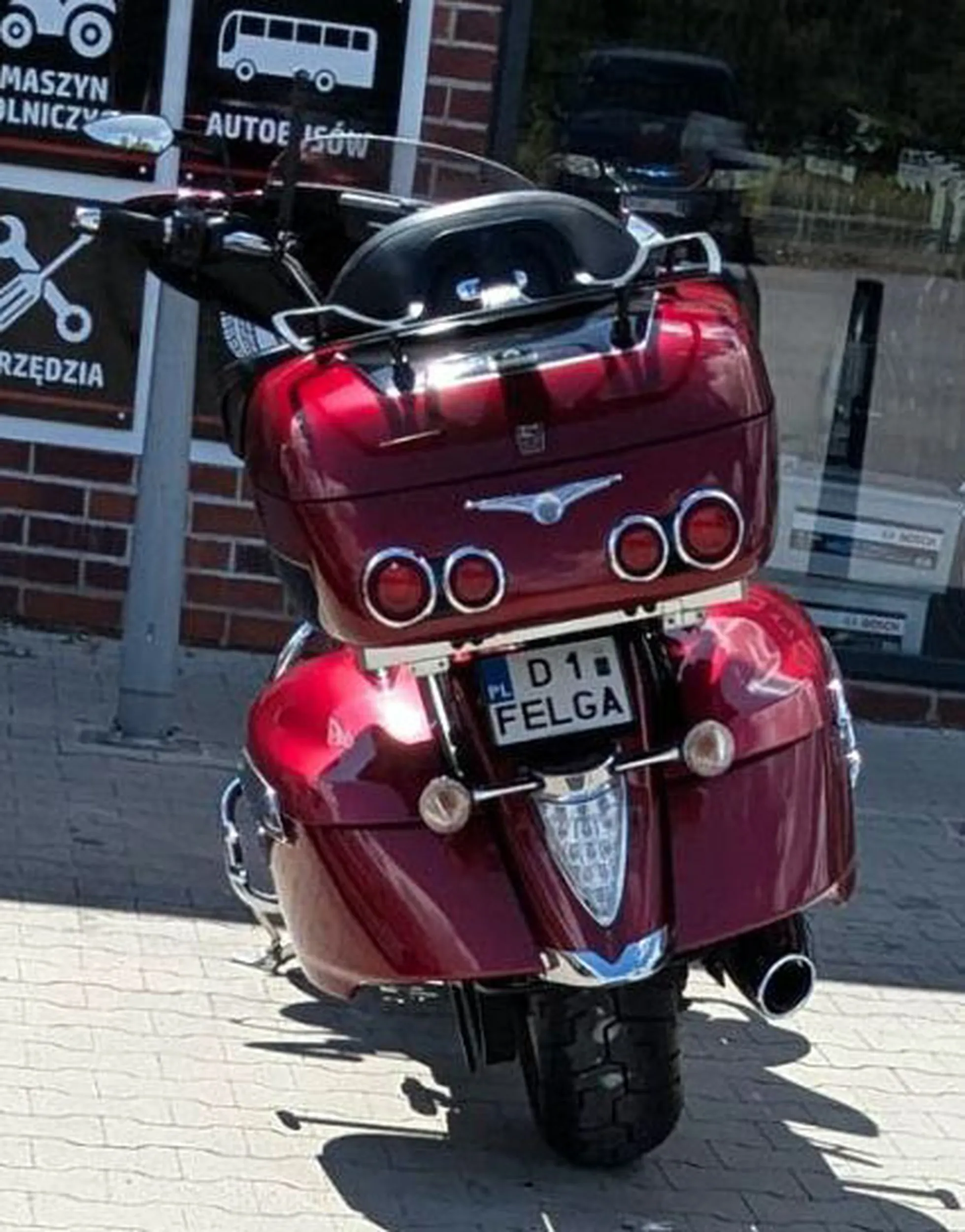 Fajny numer, blacha D1 FELGA