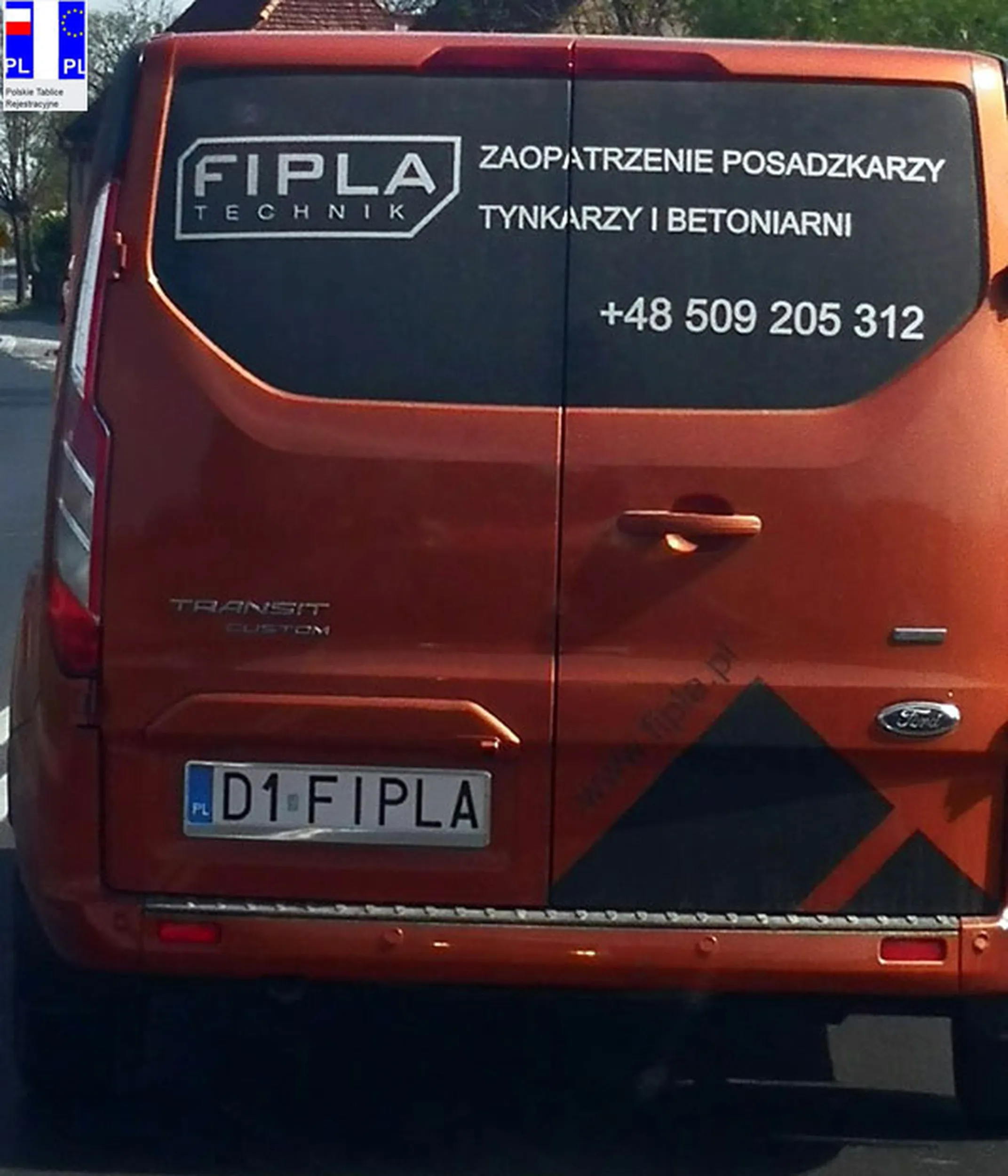Fajny numer, blacha D1 FIPLA
