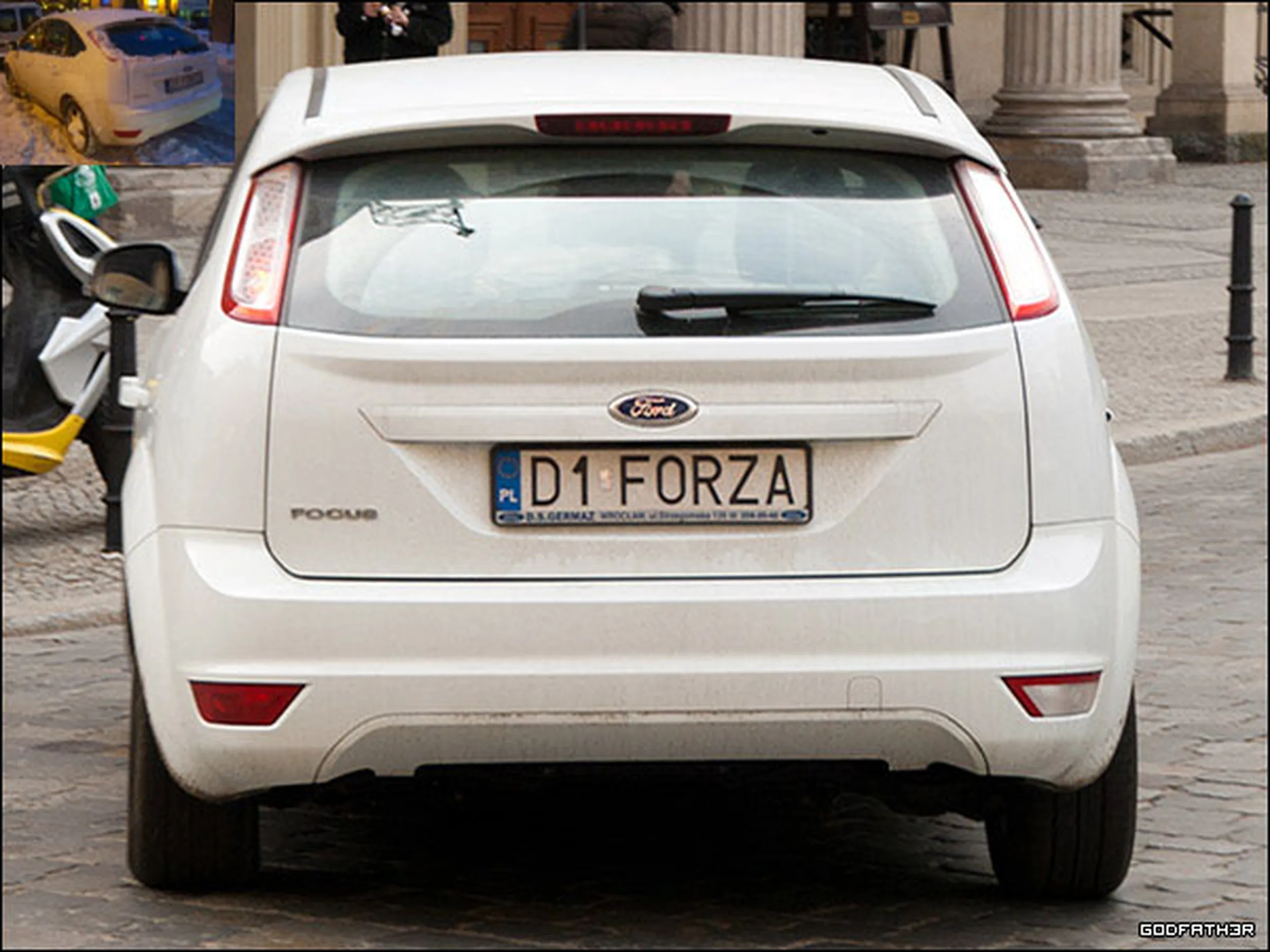 Fajny numer, blacha D1 FORZA