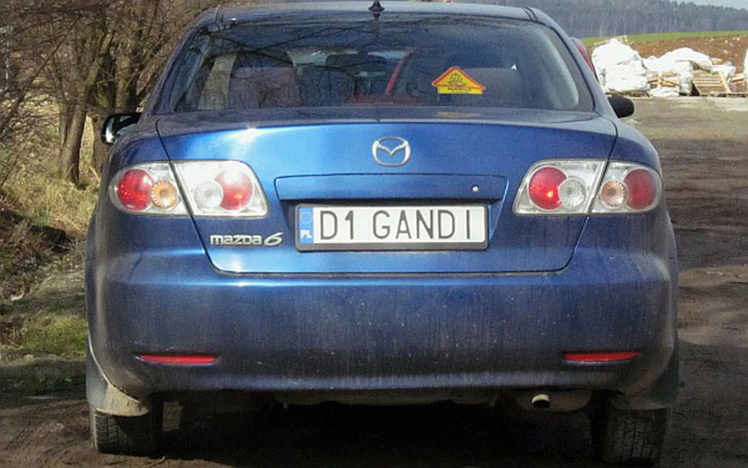 Fajny numer, blacha D1 GANDI