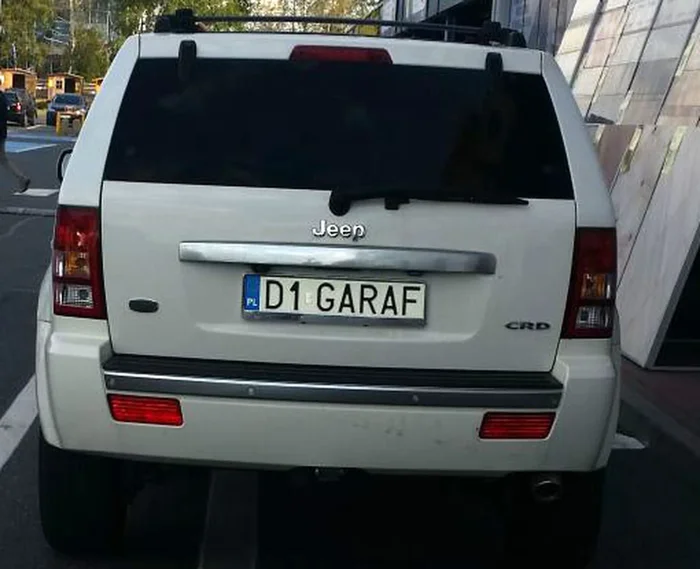 Fajny numer, blacha D1 GARAF