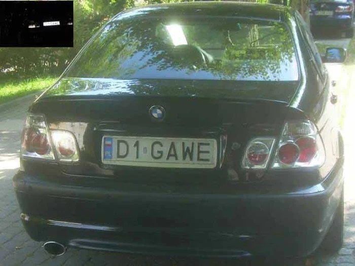 Fajny numer, blacha D1 GAWE