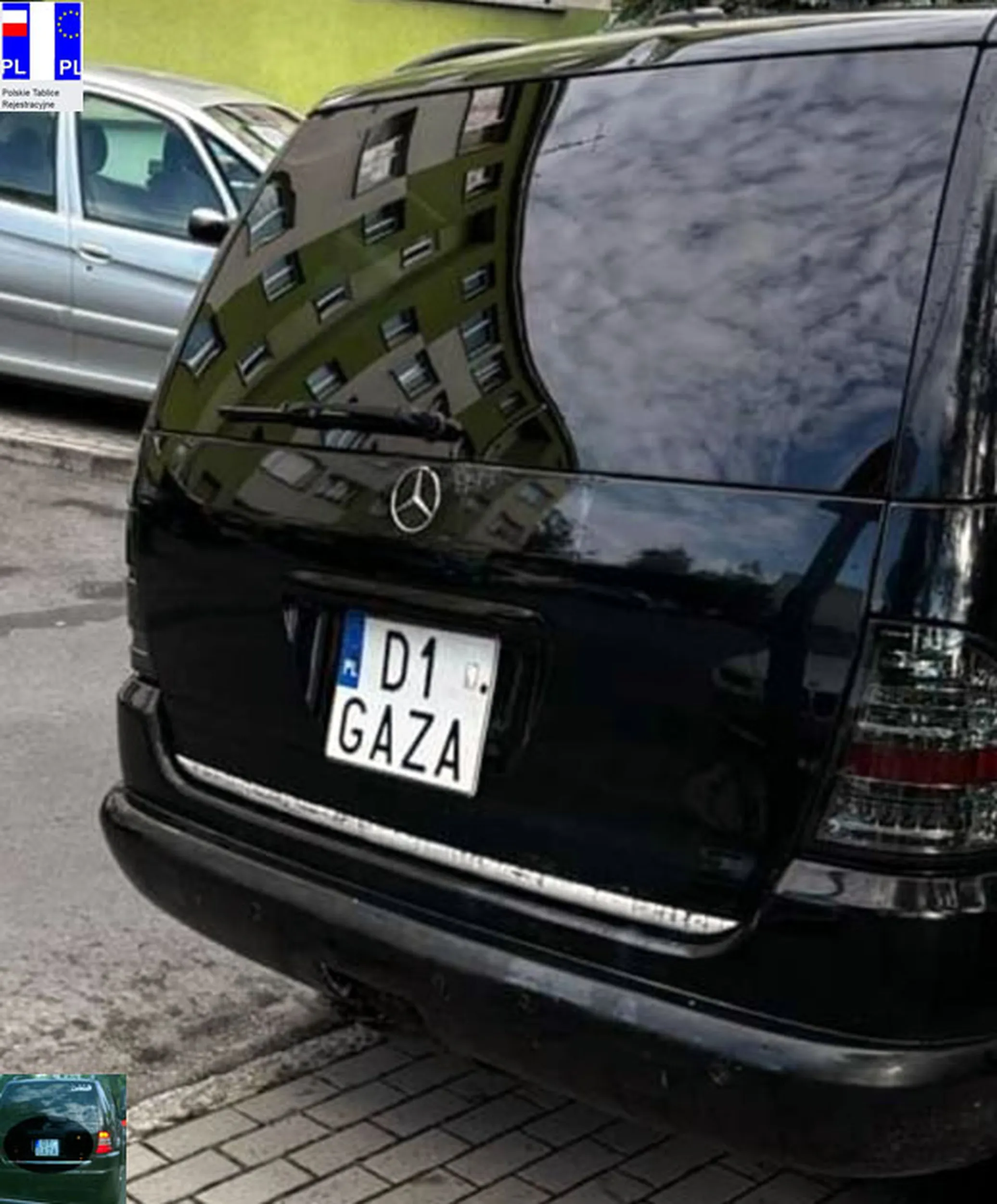 Fajny numer, blacha D1 GAZA