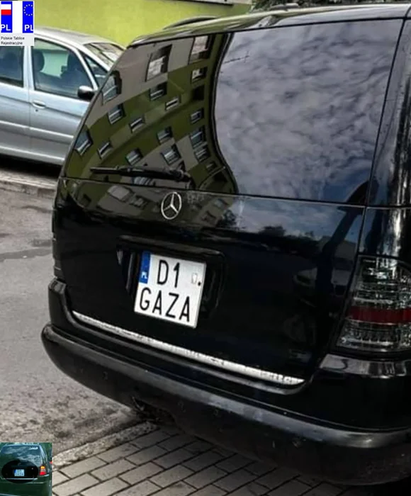 Fajny numer, blacha D1 GAZA