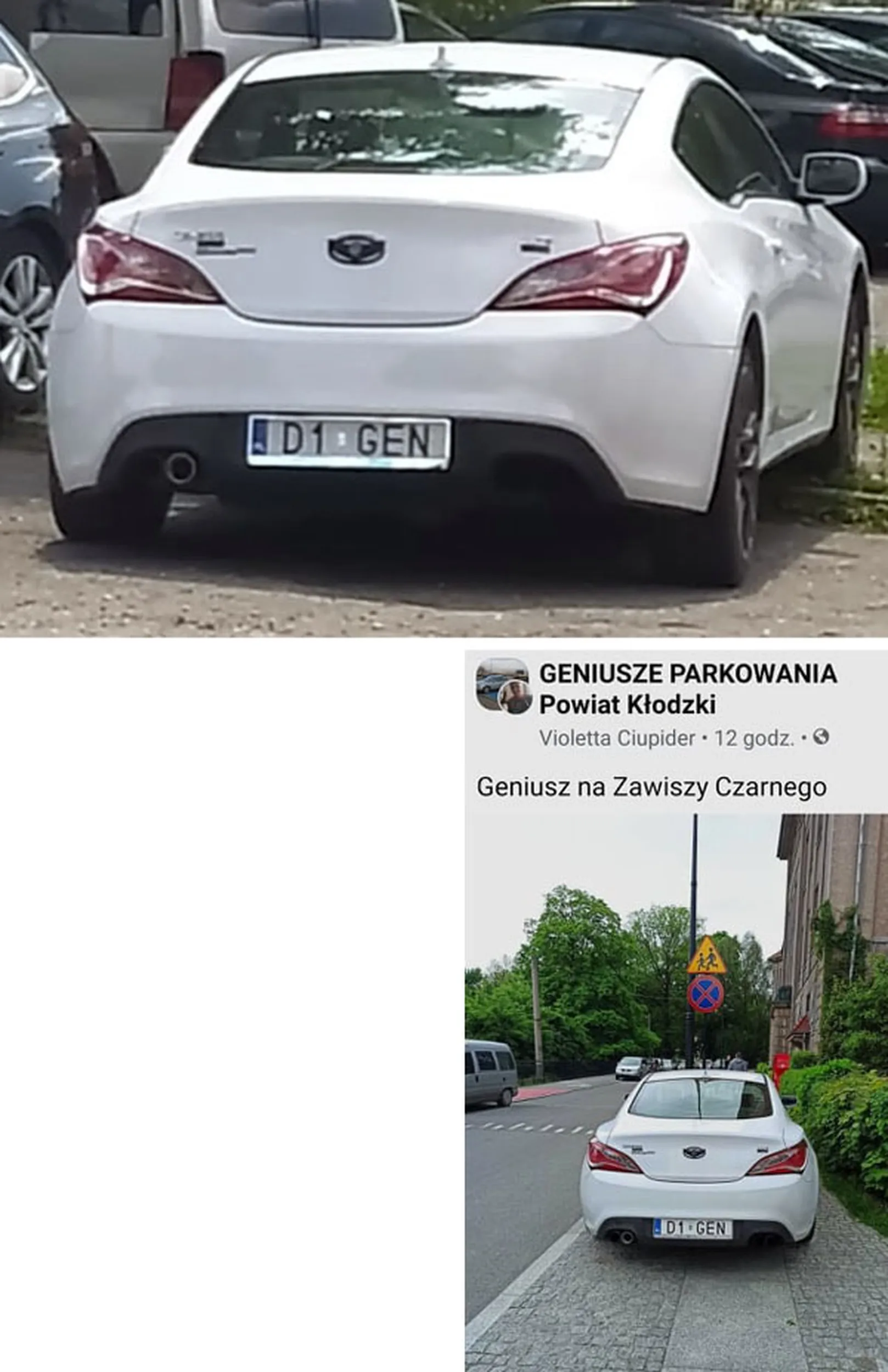 Fajny numer, blacha D1 GEN