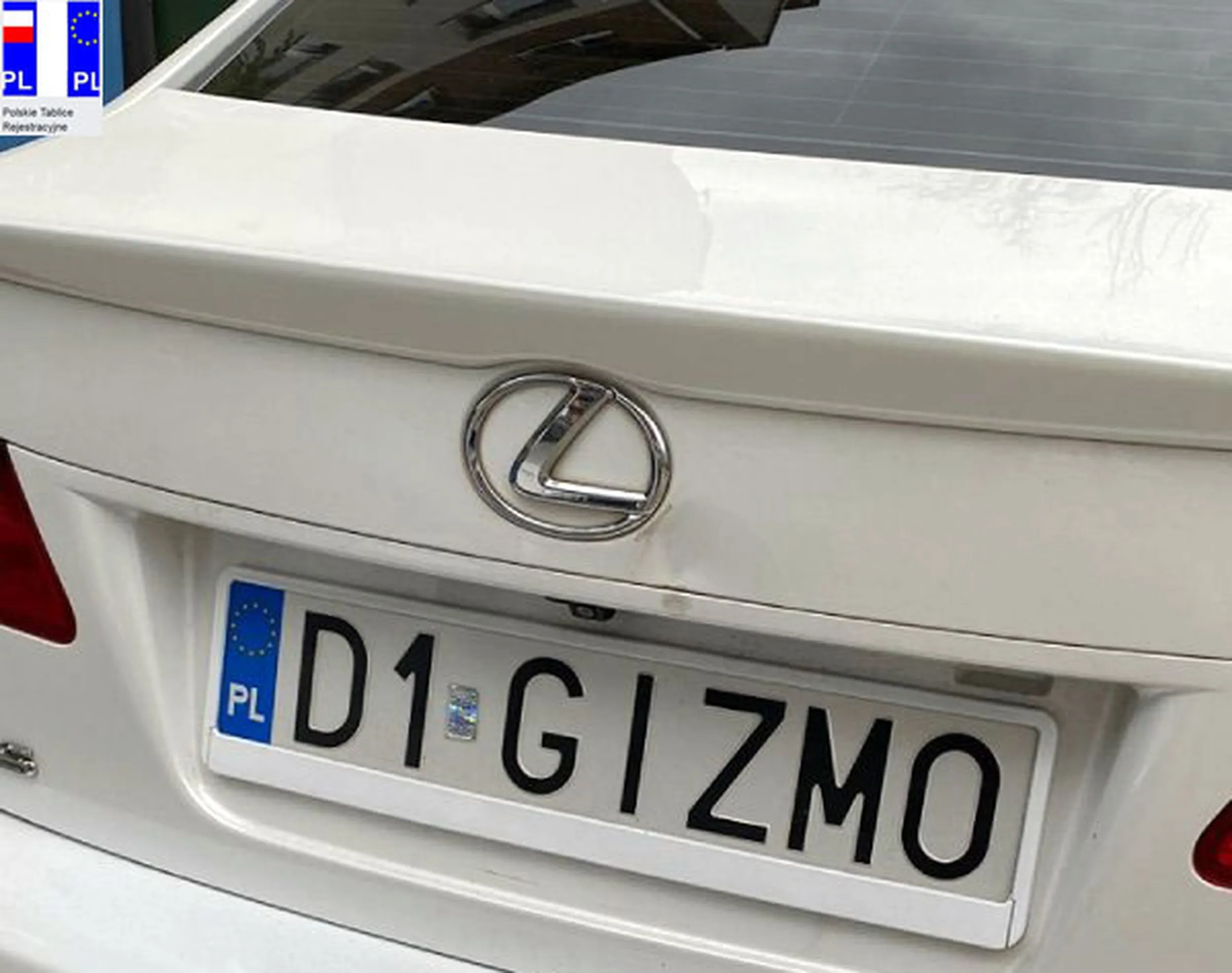 Fajny numer, blacha D1 GIZMO