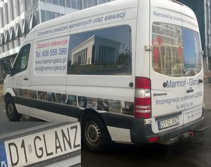 Fajny numer, blacha D1 GLANZ