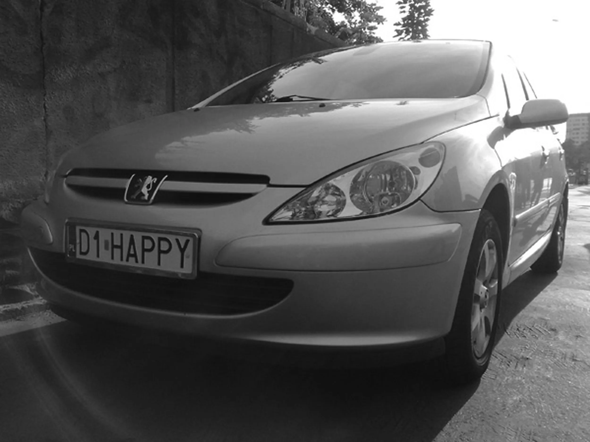 Fajny numer, blacha D1 HAPPY