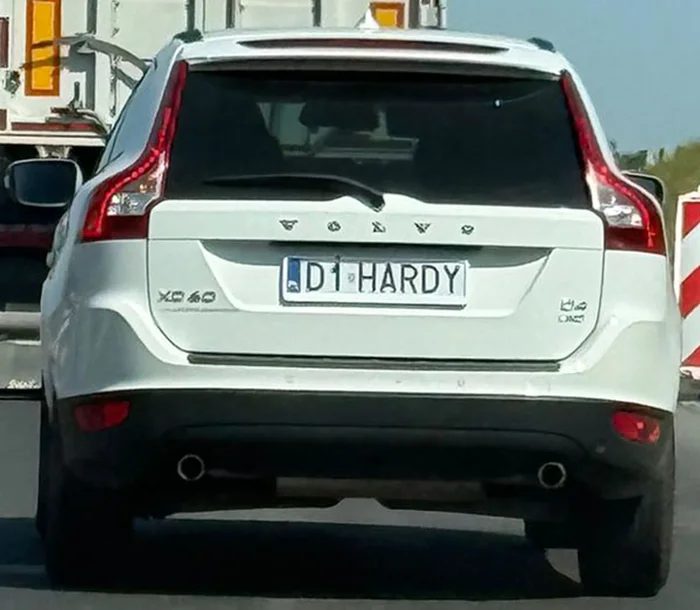 Fajny numer, blacha D1 HARDY