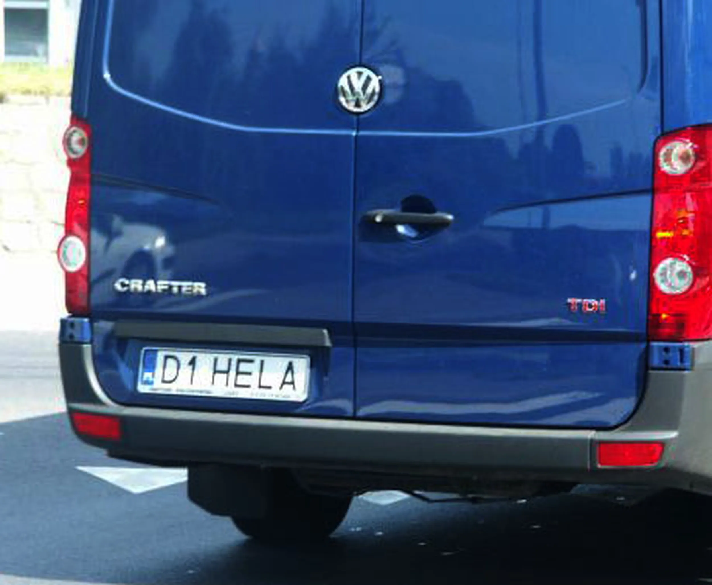 Fajny numer, blacha D1 HELA