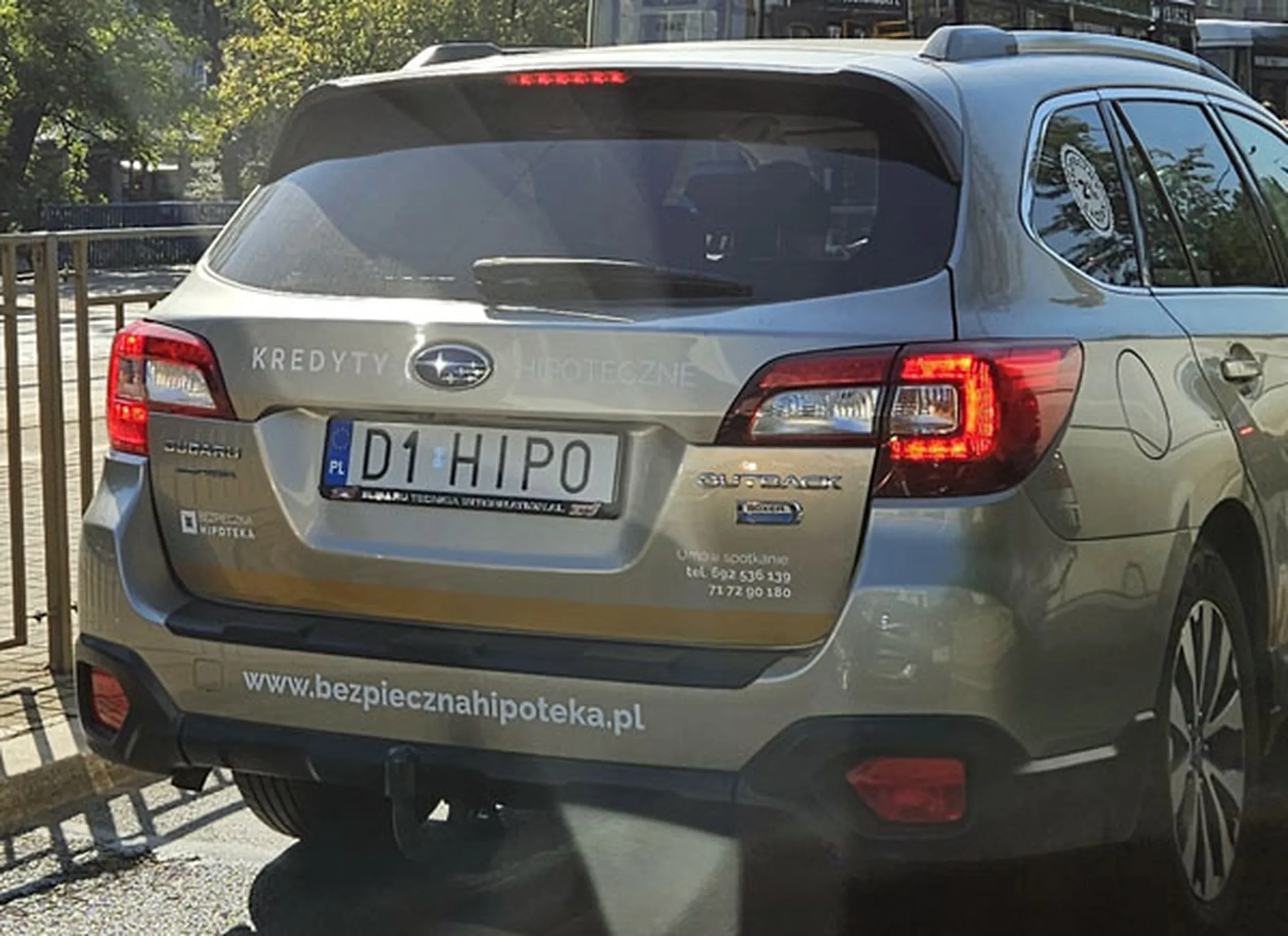 Fajny numer, blacha D1 HIPO