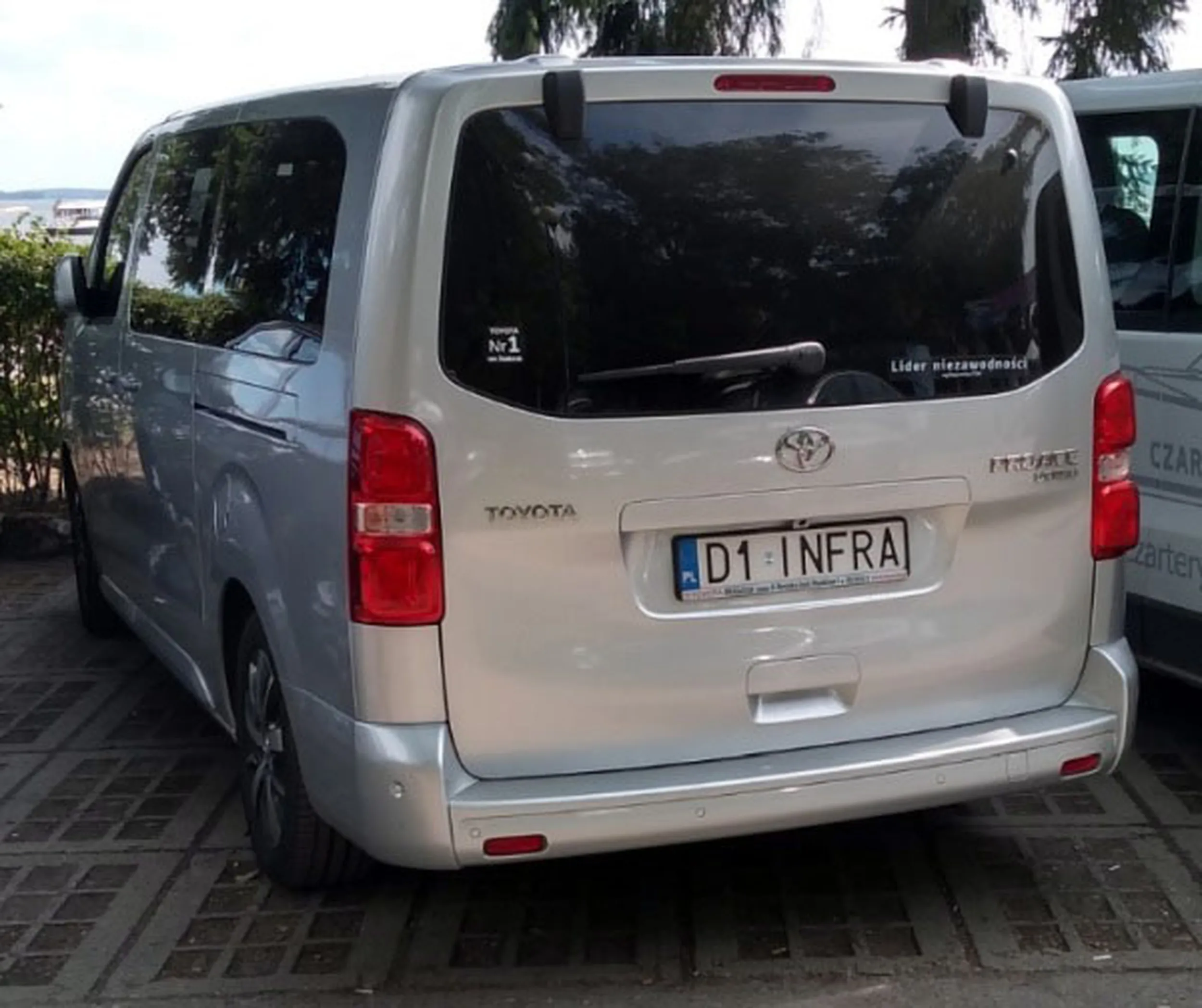 Fajny numer, blacha D1 INFRA