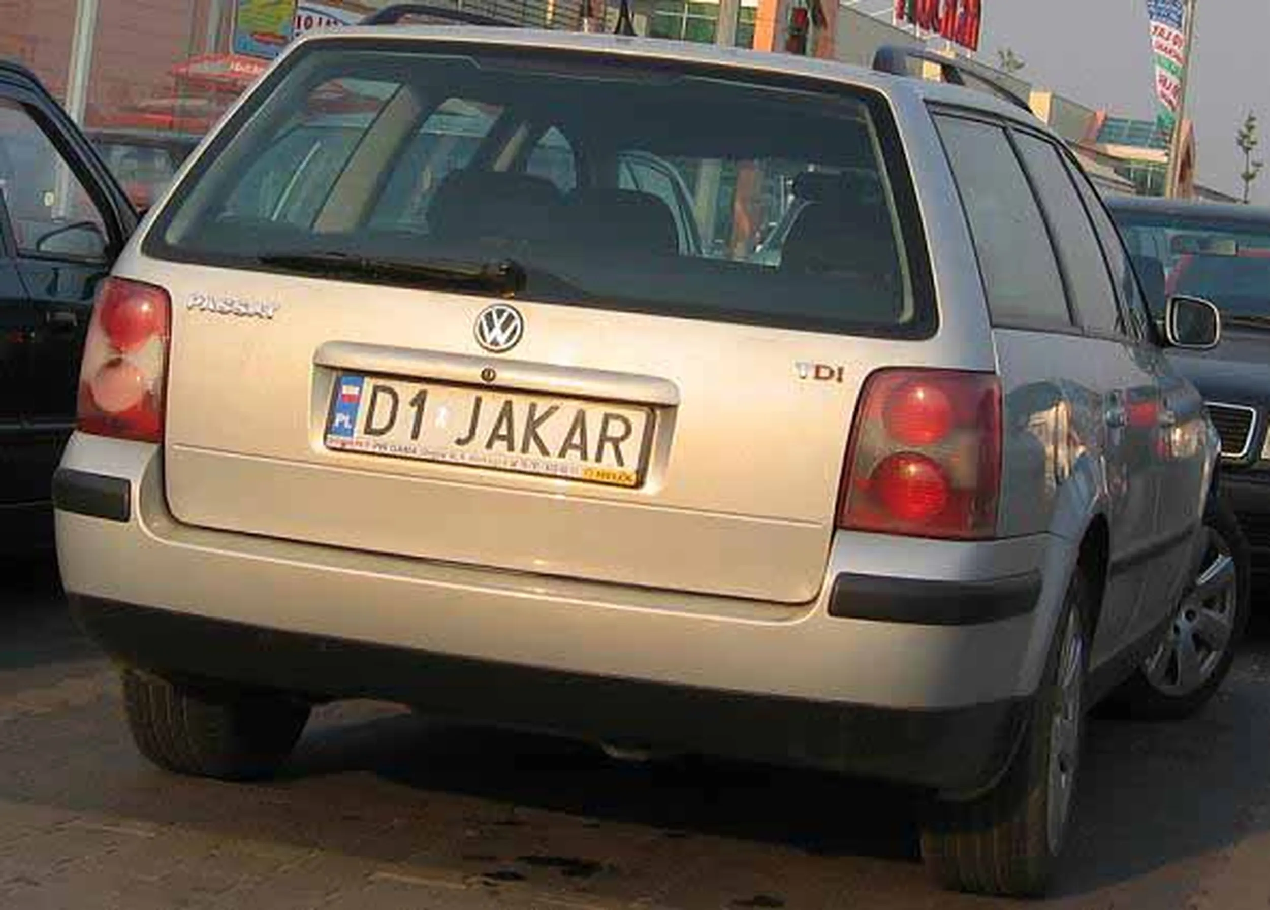 Fajny numer, blacha D1 JAKAR