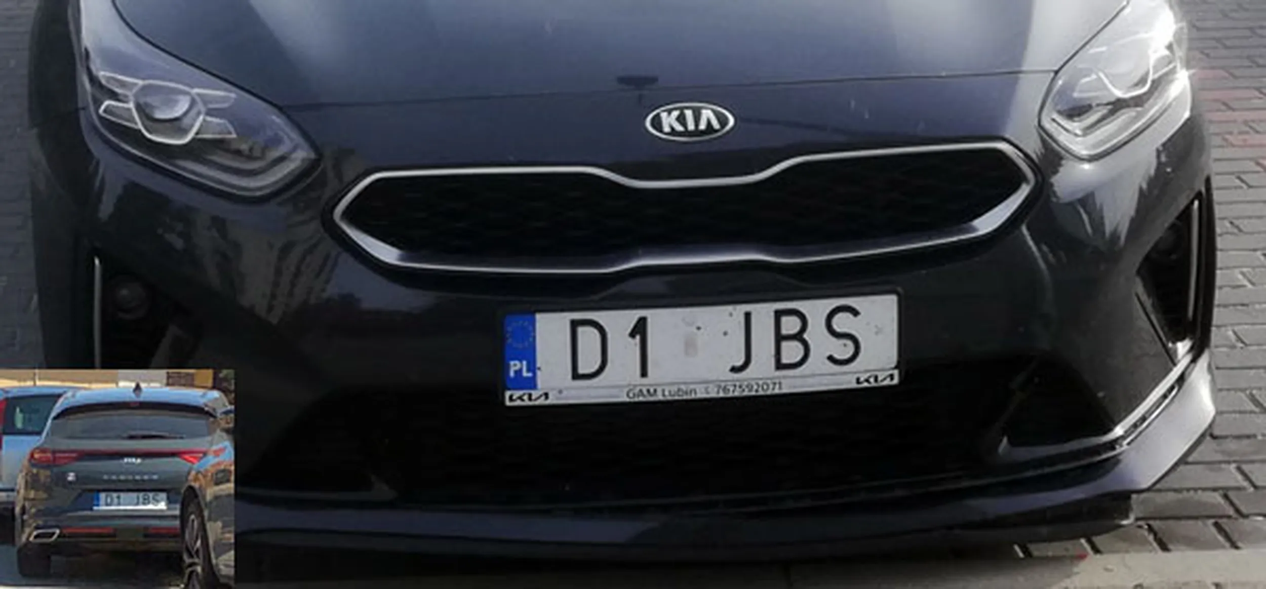 Fajny numer, blacha D1 JBS