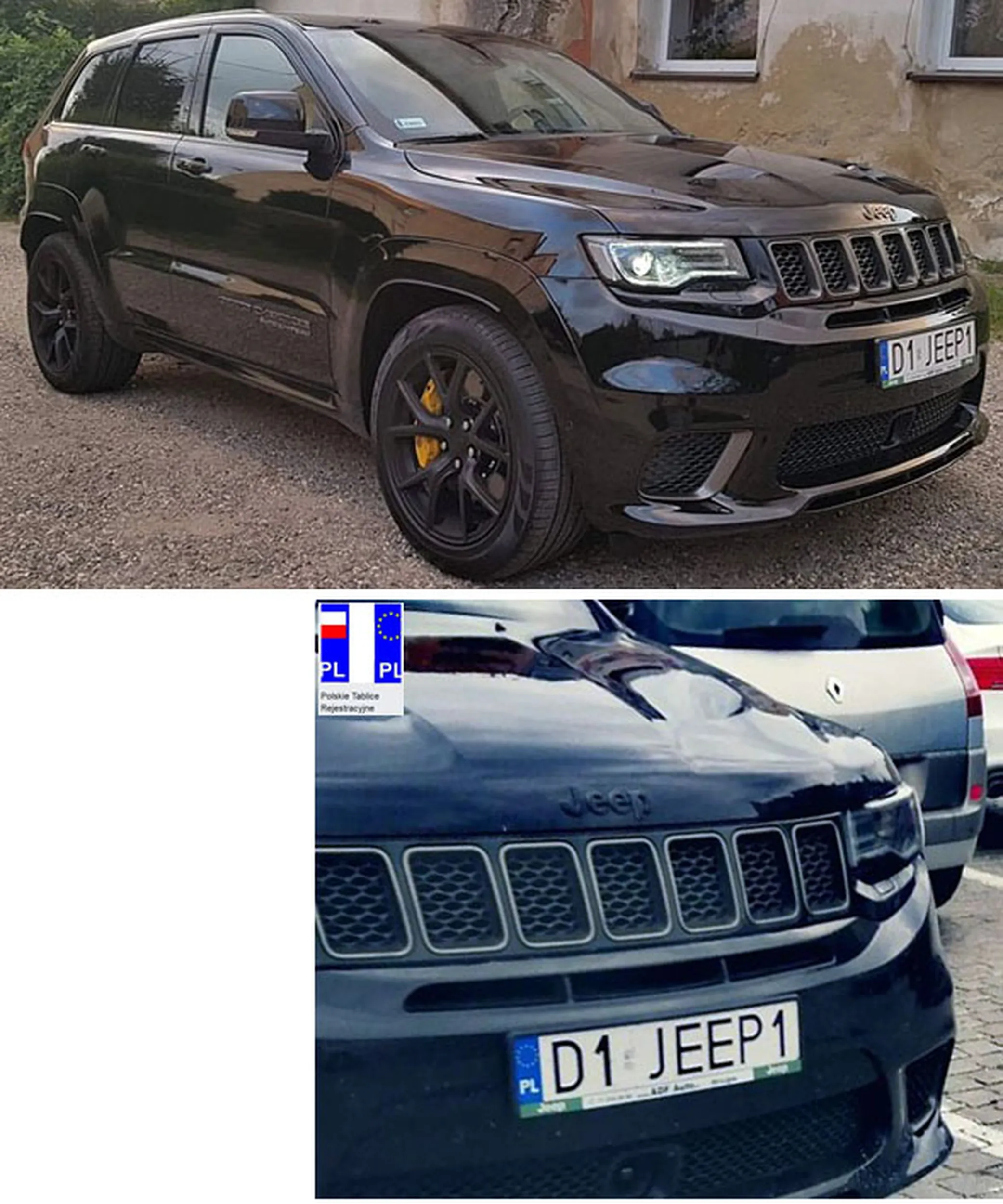 Fajny numer, blacha D1 JEEP1